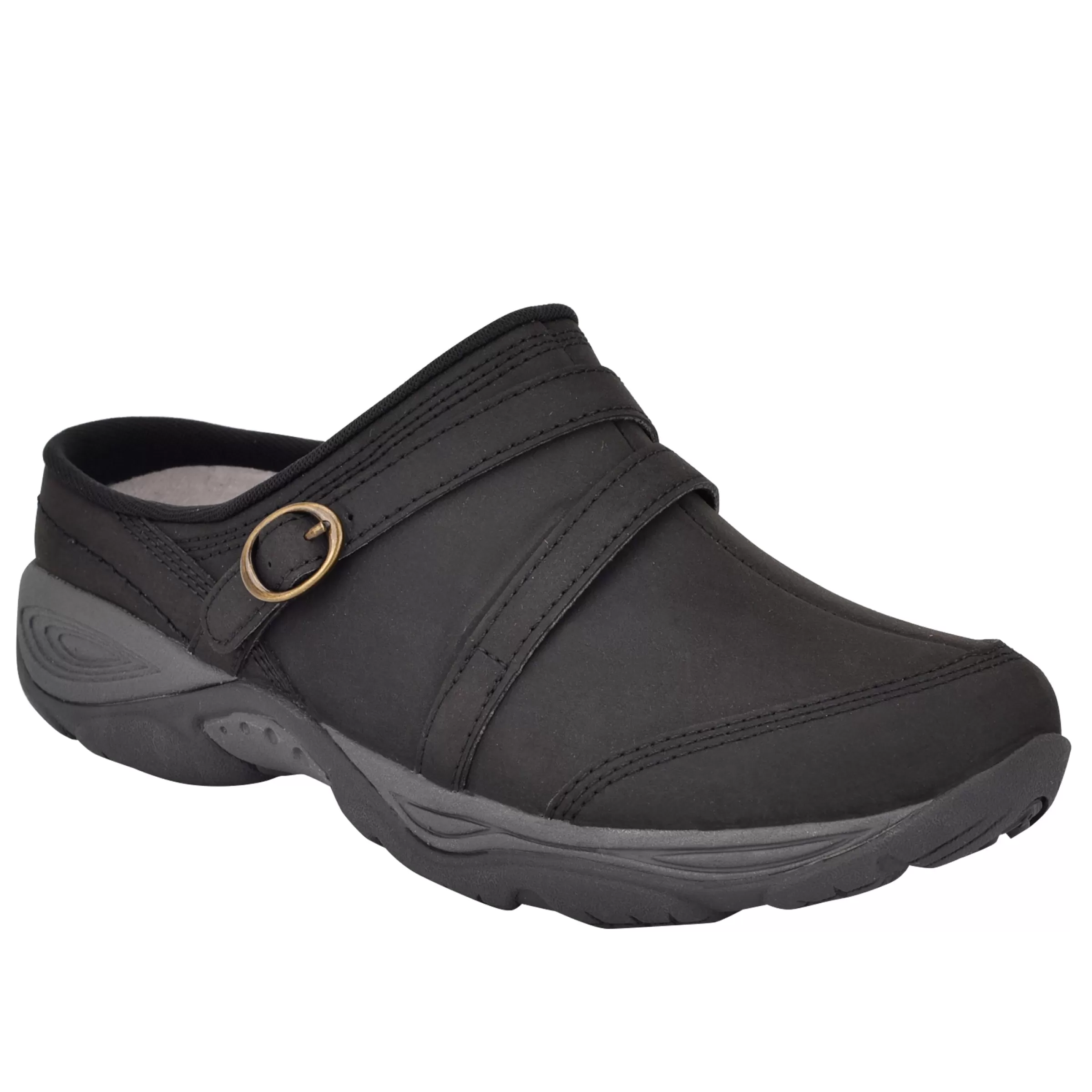 Explore24 | Explore24-Easy Spirit Equinox Clogs Black Leather