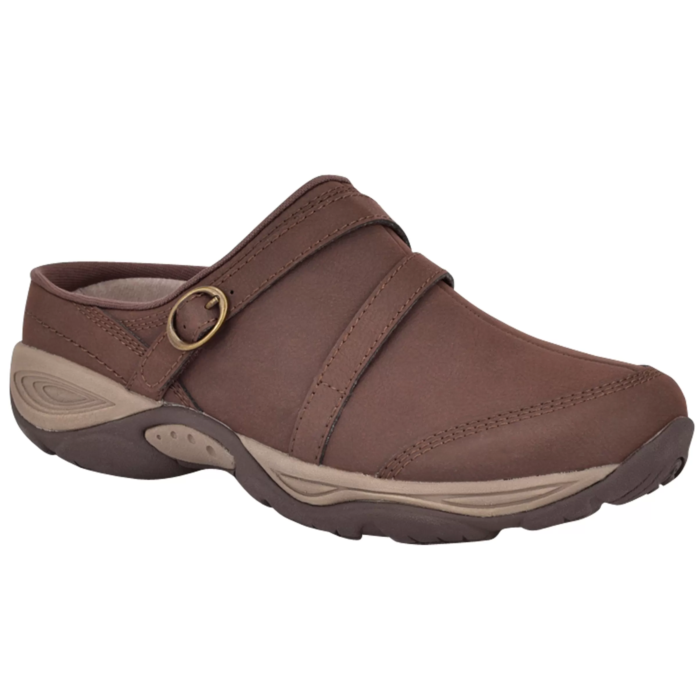 Explore24 | Explore24-Easy Spirit Equinox Clogs Brown Leather