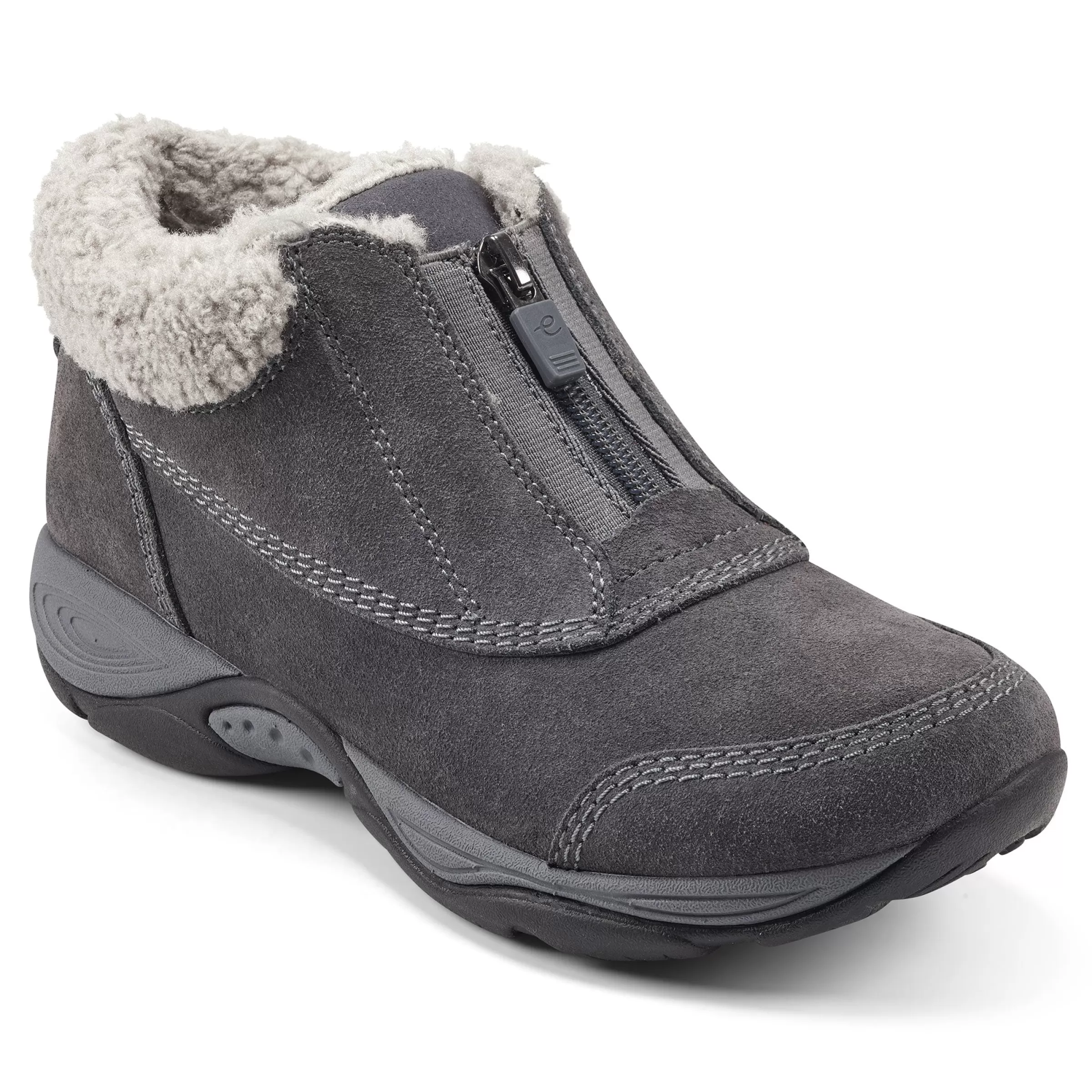 Explore24 | Explore24-Easy Spirit Exclaim Cold Weather Booties Grey Suede