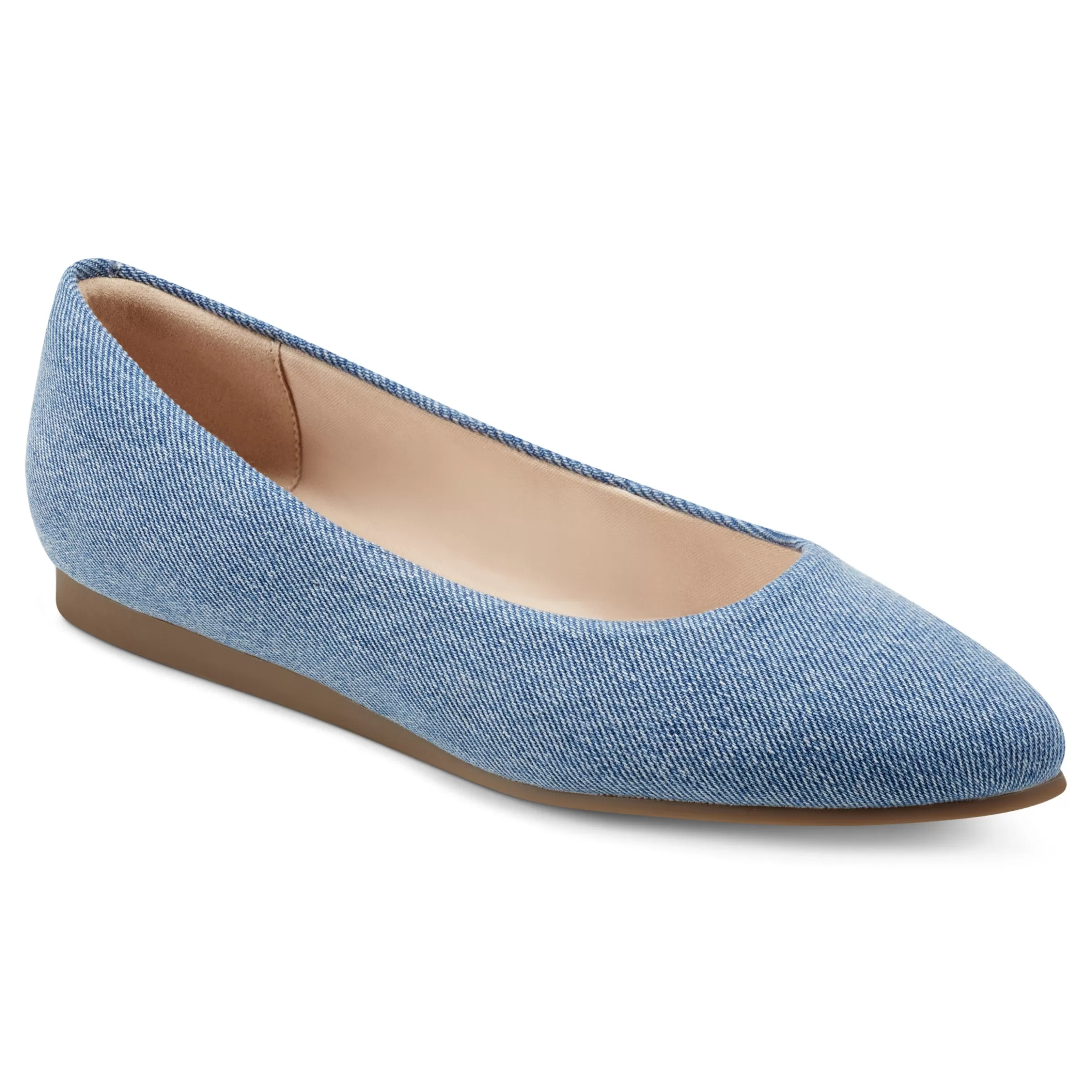 Low Heels | Flats-Easy Spirit Fellia Ballet Flats Blue Denim