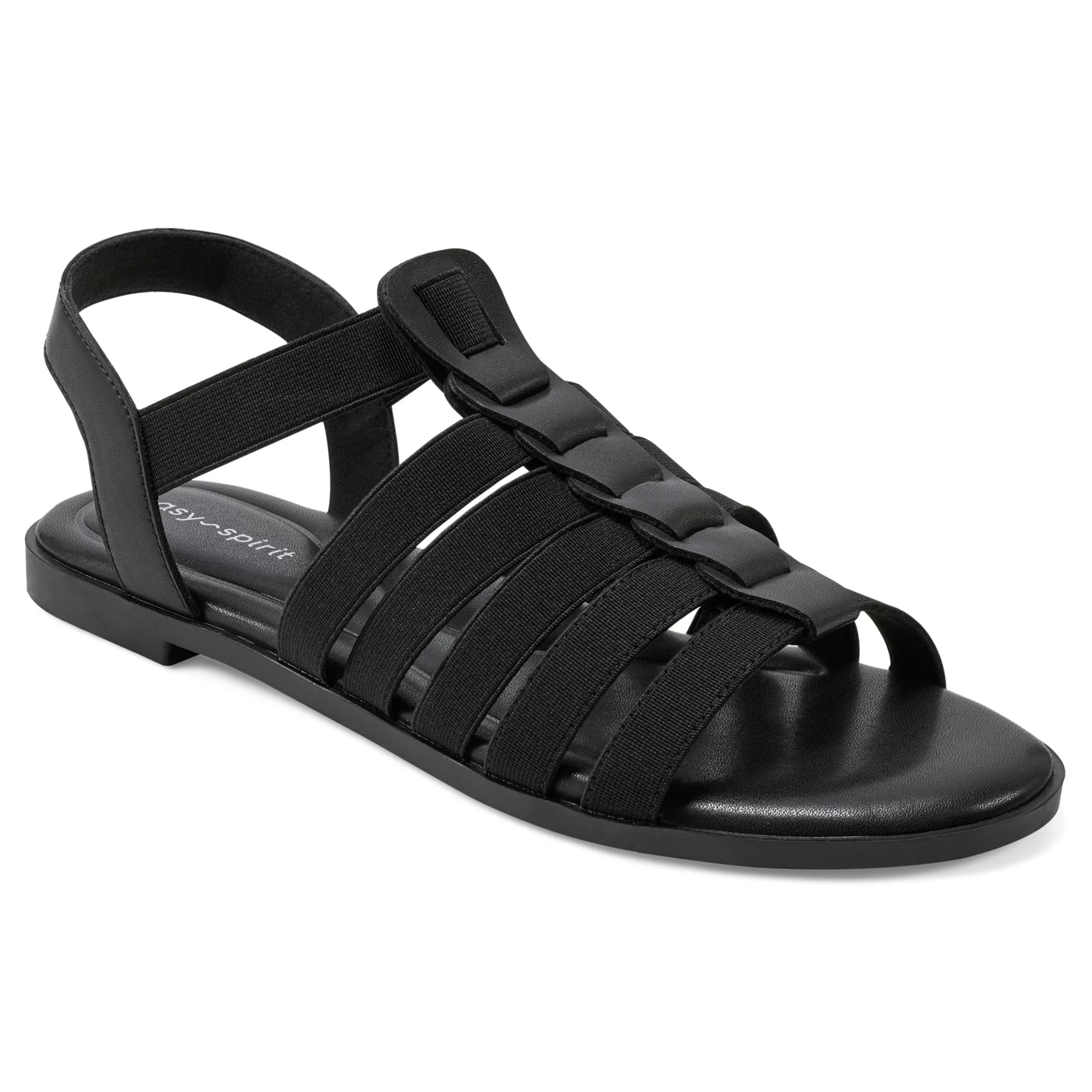 Casual | Flats-Easy Spirit Gadyi Flat Sandals Black