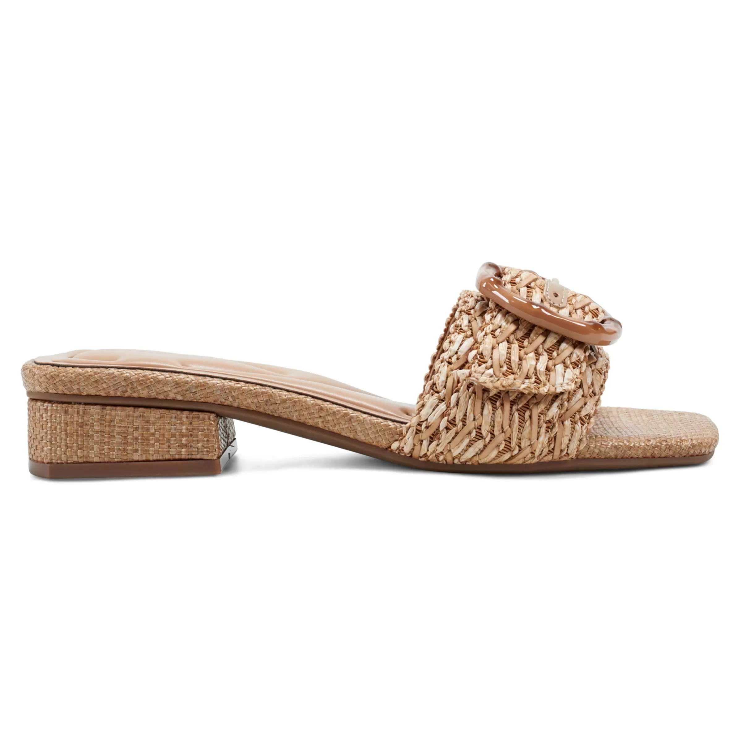 Casual | Sandals-Easy Spirit Gatlin Slide Sandals Natural Raffia