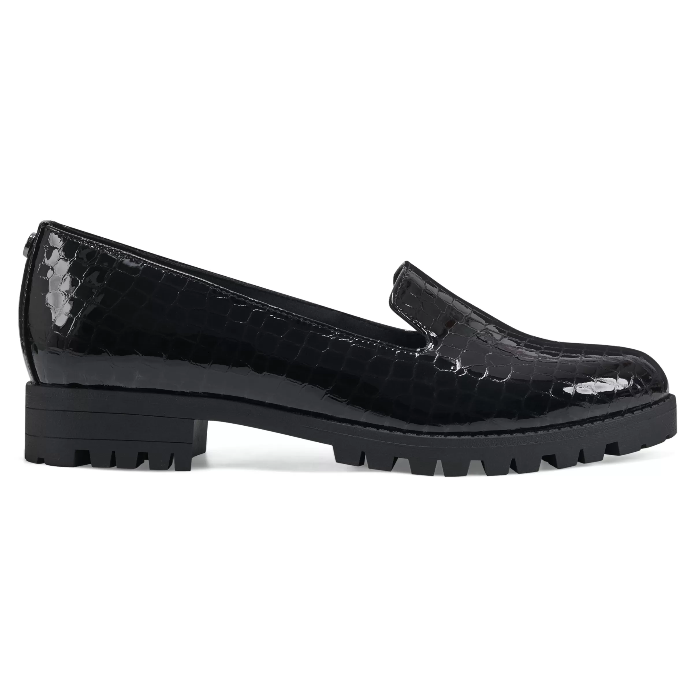 eFlex | eFlex-Easy Spirit Geneva Casual Shoes Black Croco Print