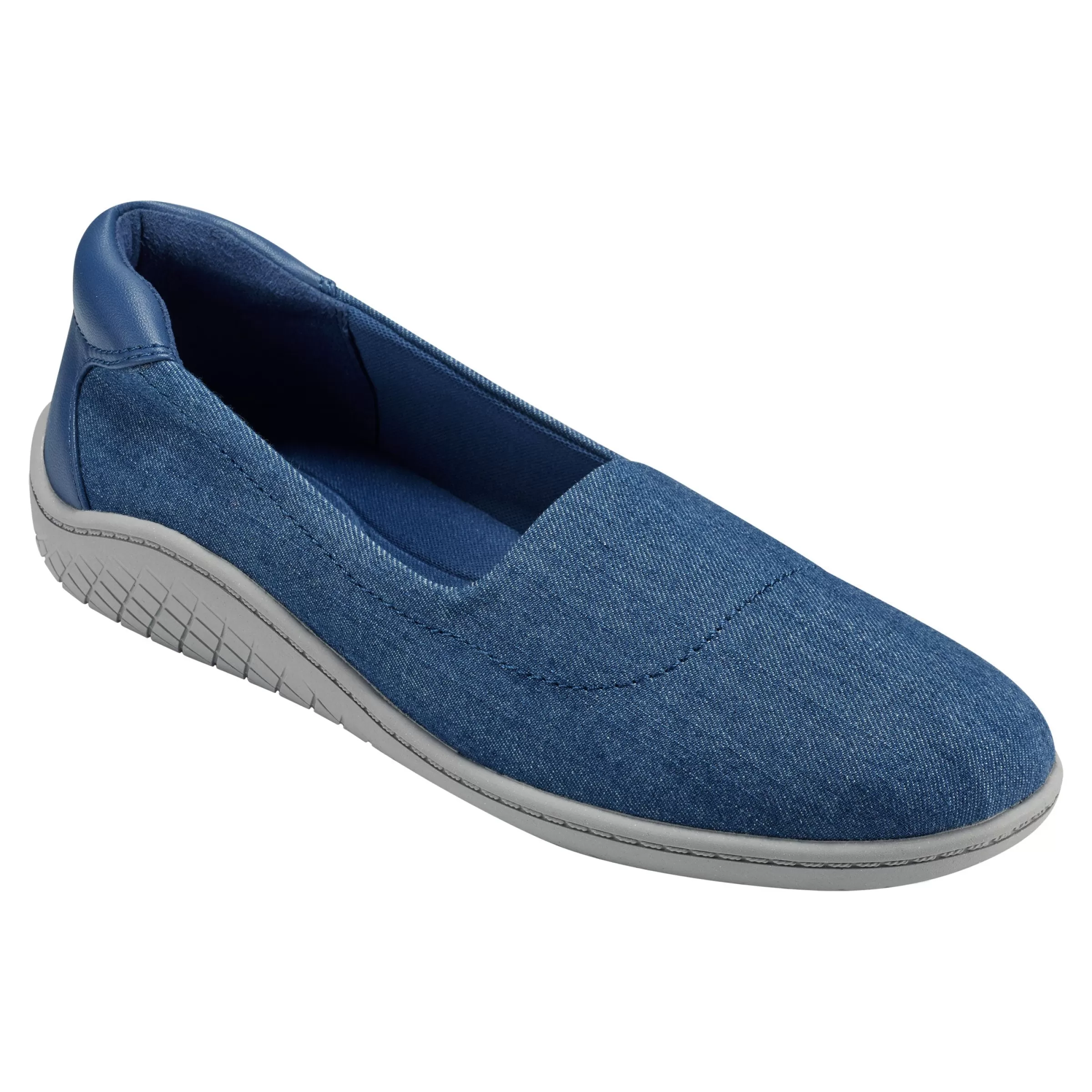 Flats | Flats-Easy Spirit Gift Slip On Flats Denim Fabric