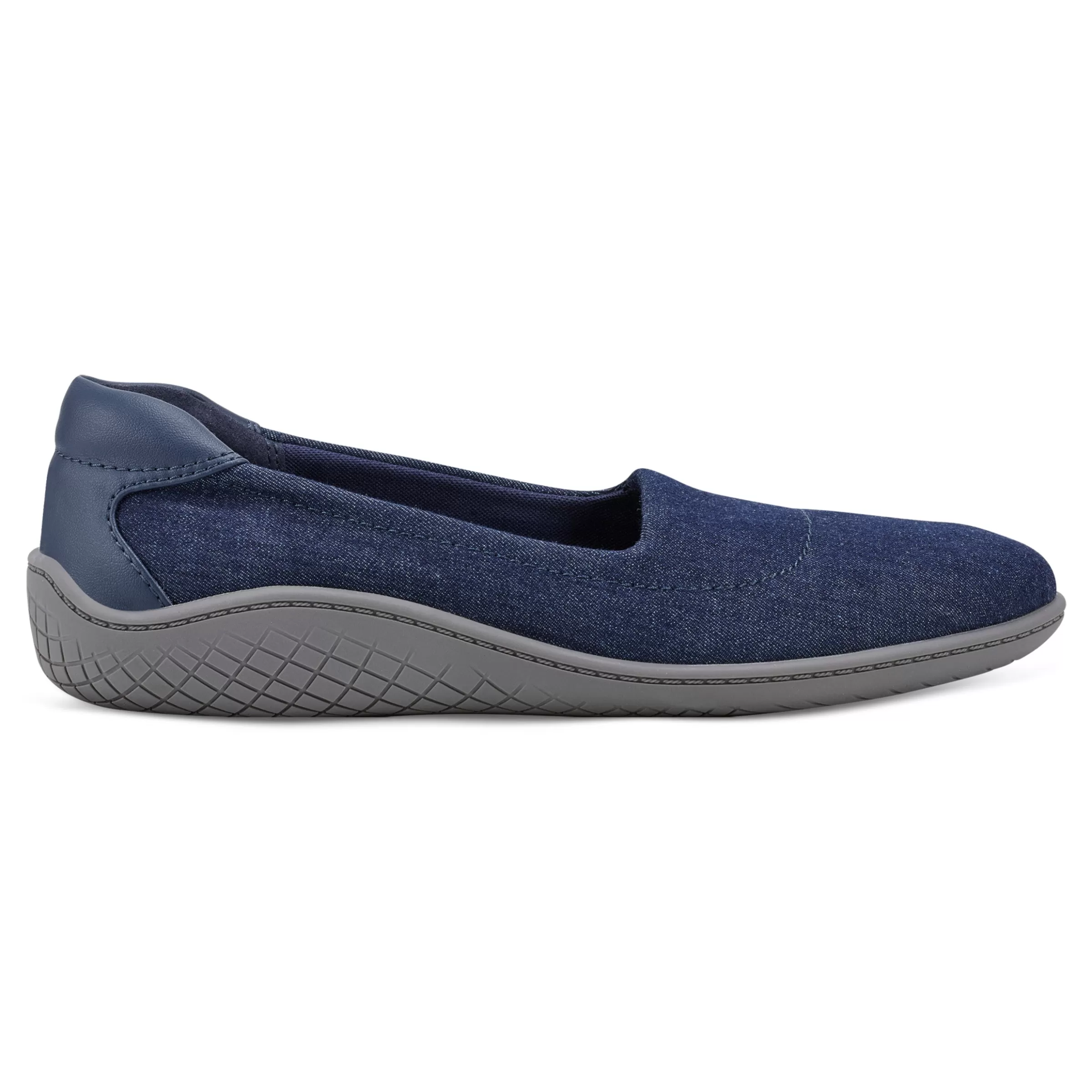 Flats | Flats-Easy Spirit Gift Slip On Flats Dark Denim