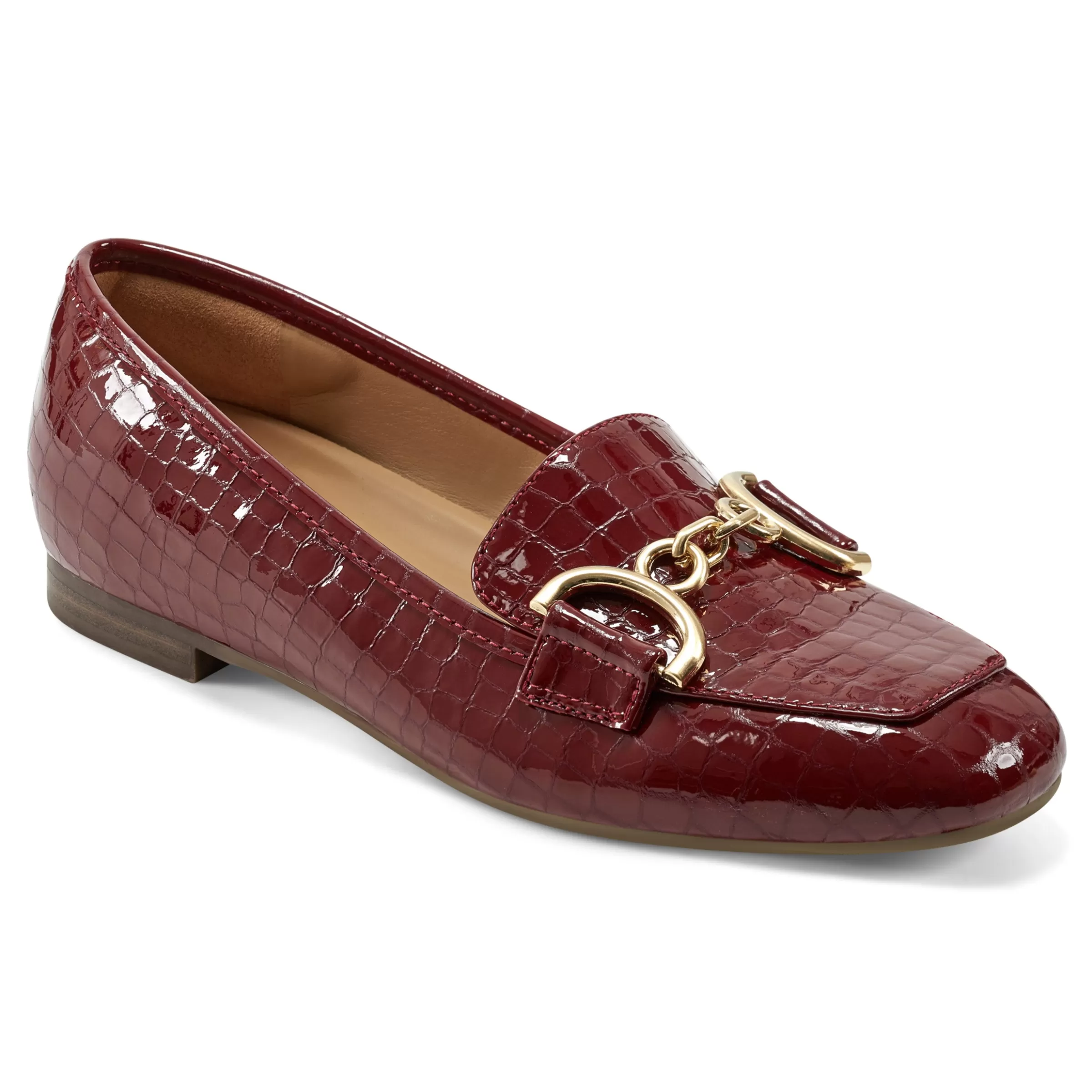 eFlex | eFlex-Easy Spirit Giselle Casual Loafers Red Croco Print