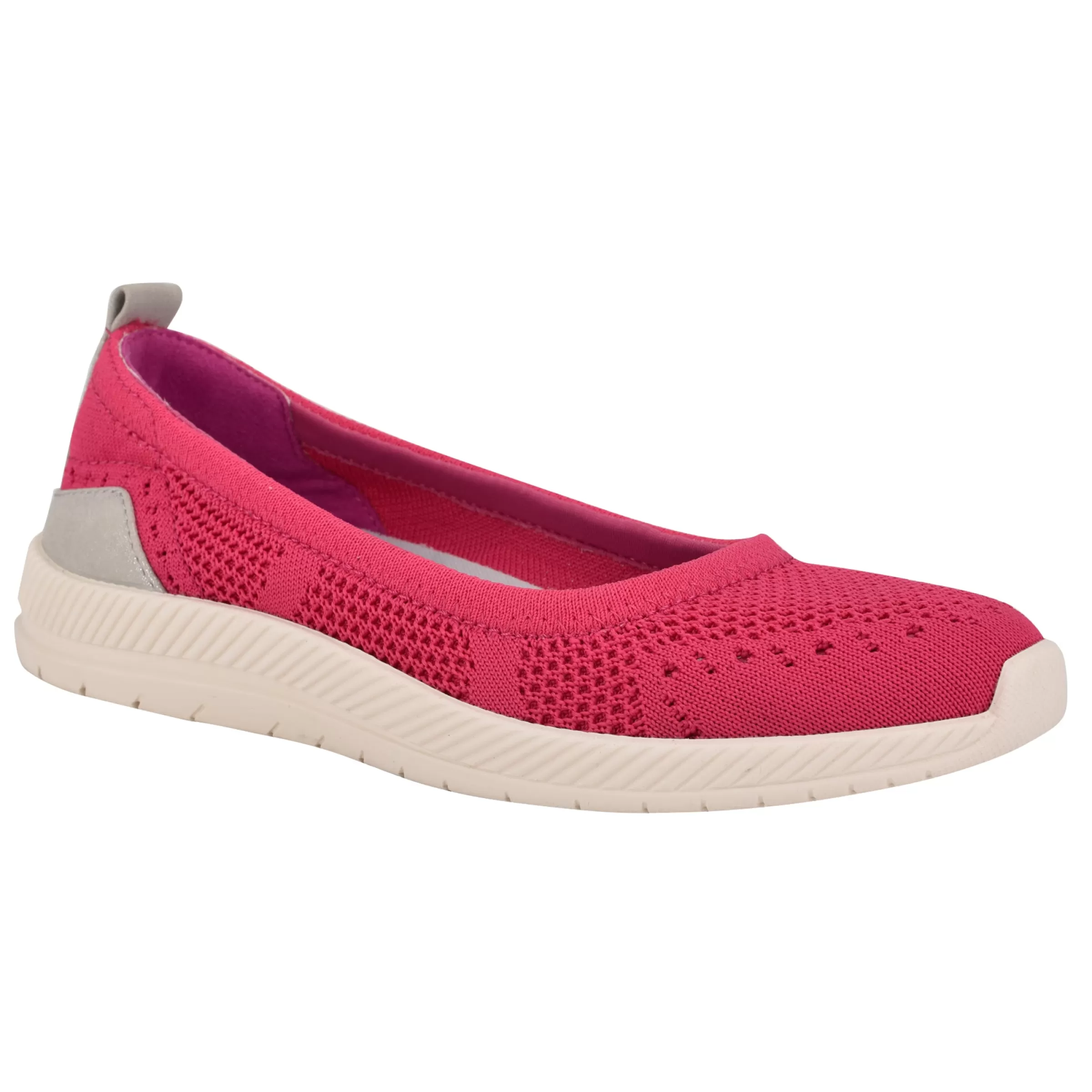 Glitz Walking Shoes | Slip Ons-Easy Spirit Glitz Walking Shoes Magenta Knit