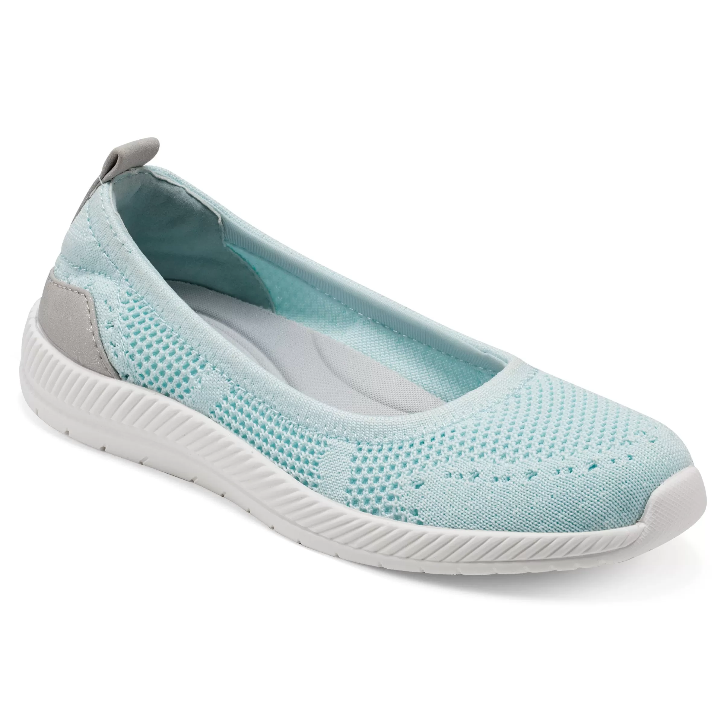 Glitz Walking Shoes | Slip Ons-Easy Spirit Glitz Walking Shoes Blue Knit