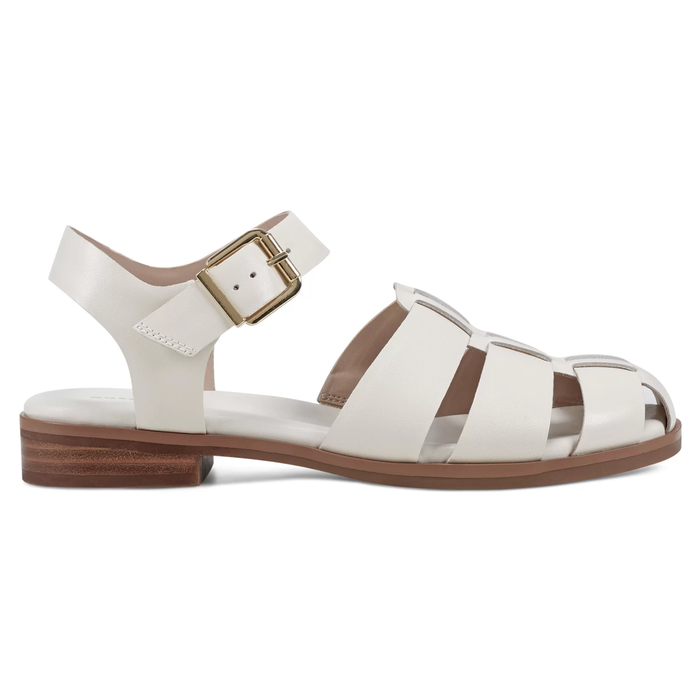 Flats | Flats-Easy Spirit Gretty Fisherman Sandals Ivory Leather