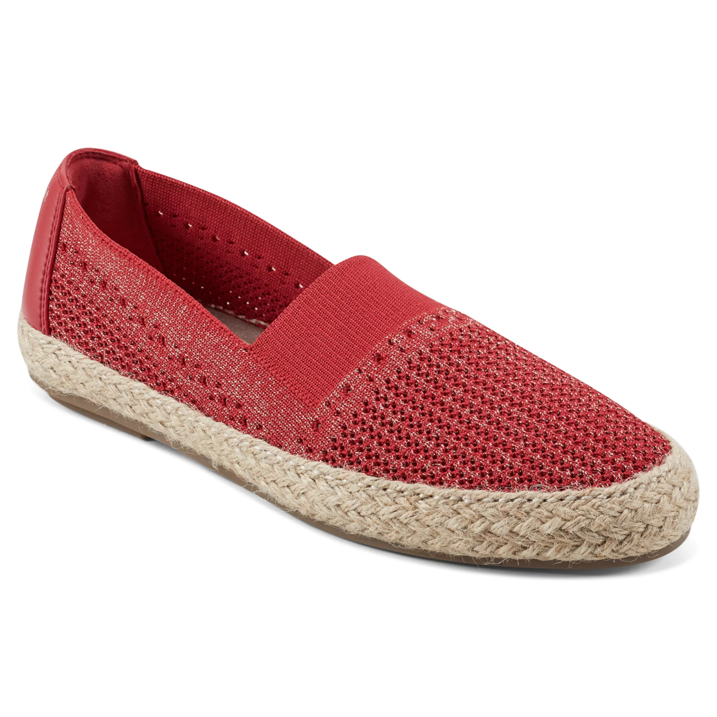 Espadrilles & Wedges | Espadrilles & Wedges-Easy Spirit Hassie Slip On Casual Espadrilles Red Metallic