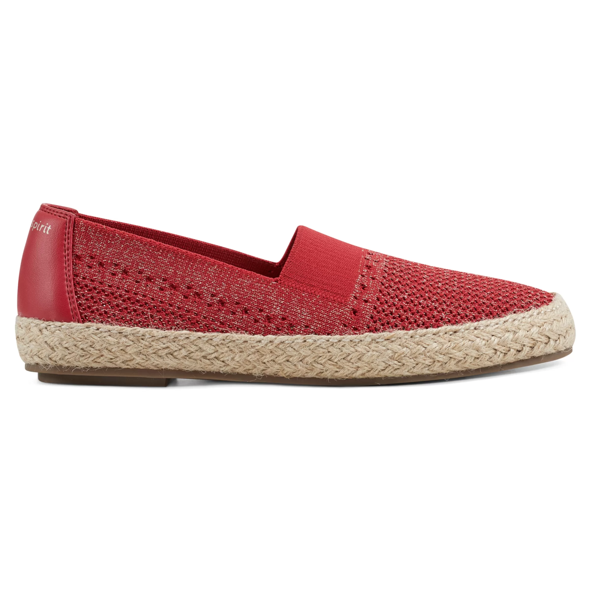 Espadrilles & Wedges | Espadrilles & Wedges-Easy Spirit Hassie Slip On Casual Espadrilles Red Metallic