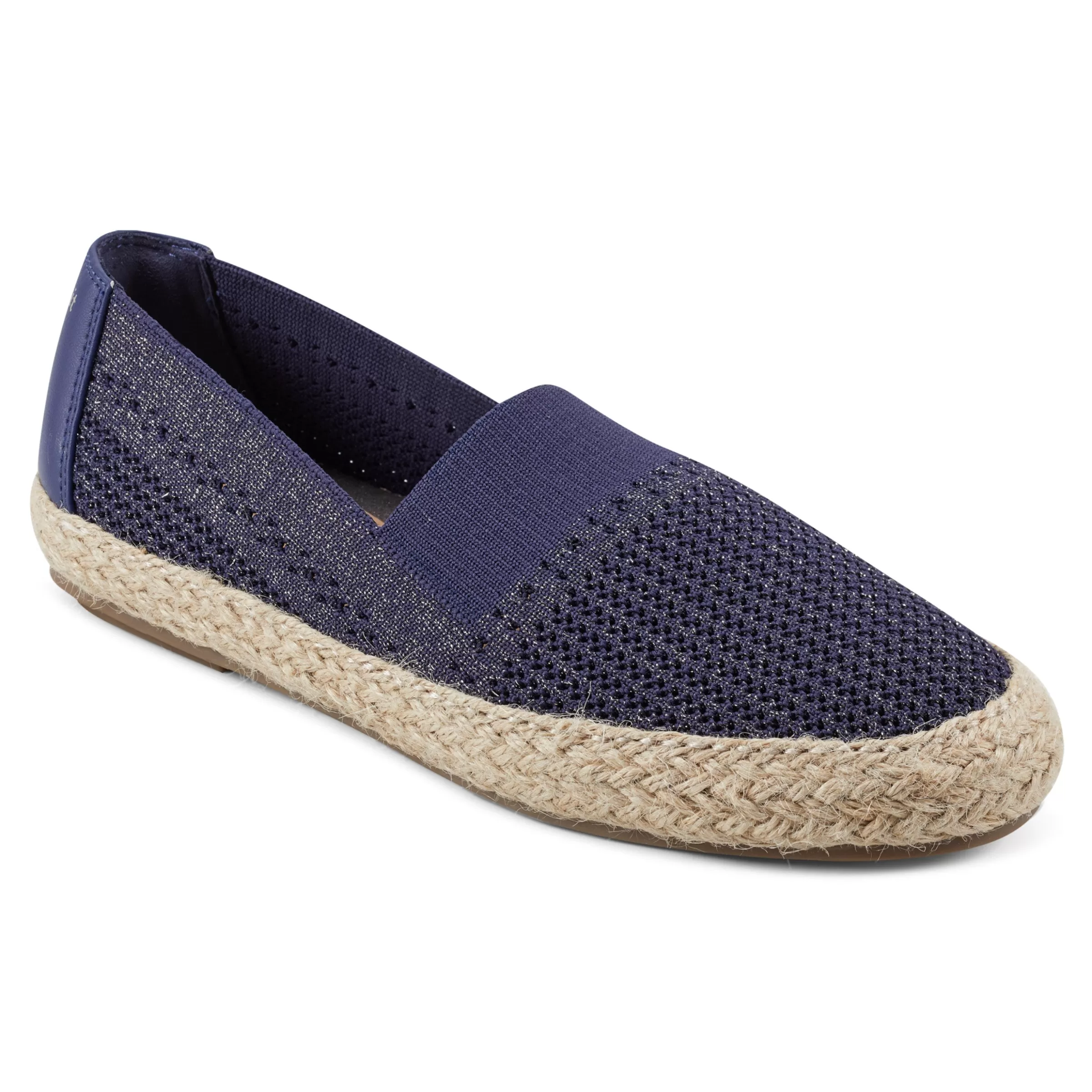 Espadrilles & Wedges | Espadrilles & Wedges-Easy Spirit Hassie Slip On Casual Espadrilles Navy Metallic