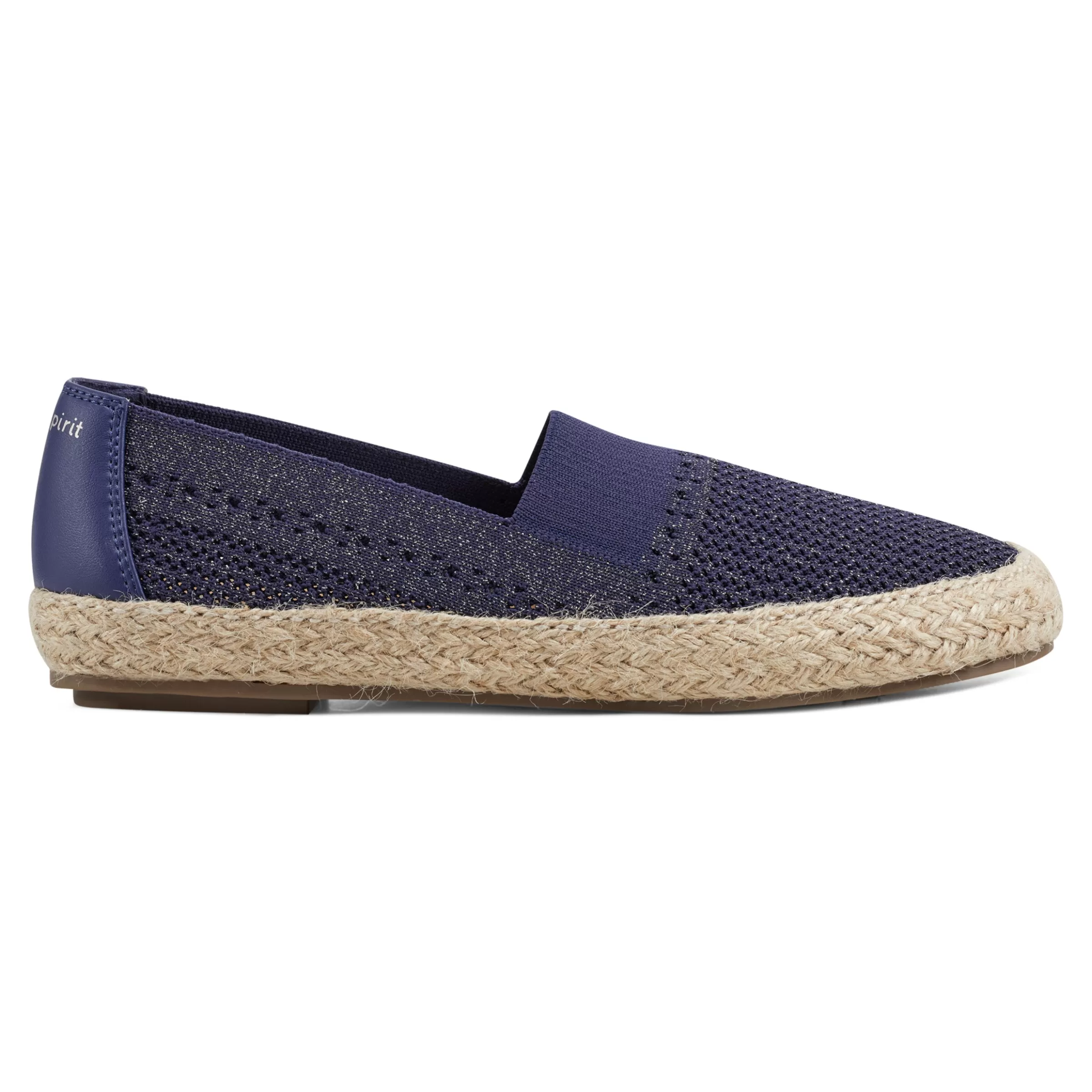 Espadrilles & Wedges | Espadrilles & Wedges-Easy Spirit Hassie Slip On Casual Espadrilles Navy Metallic