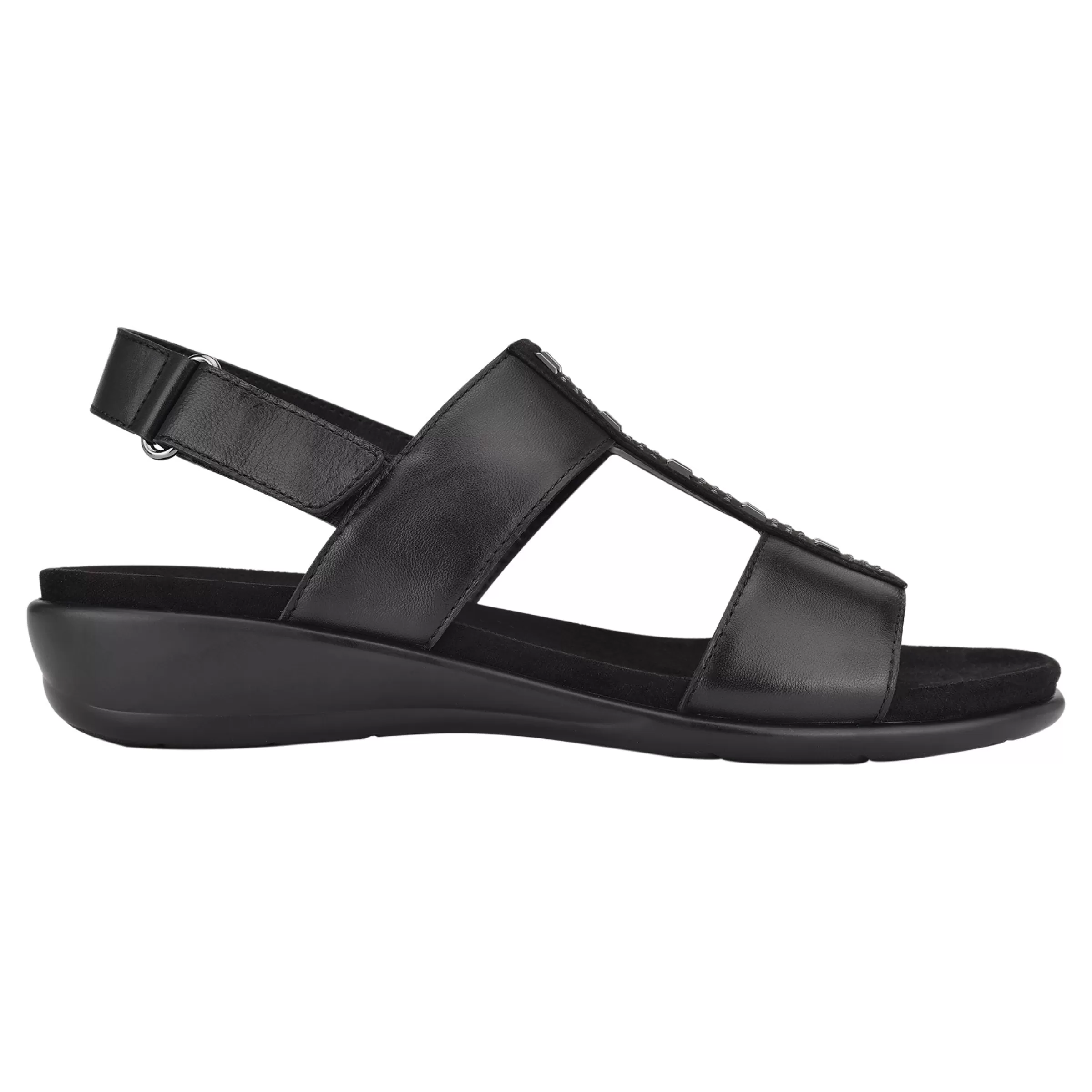 Dress | Sandals-Easy Spirit Hazel Flat Sandals Black