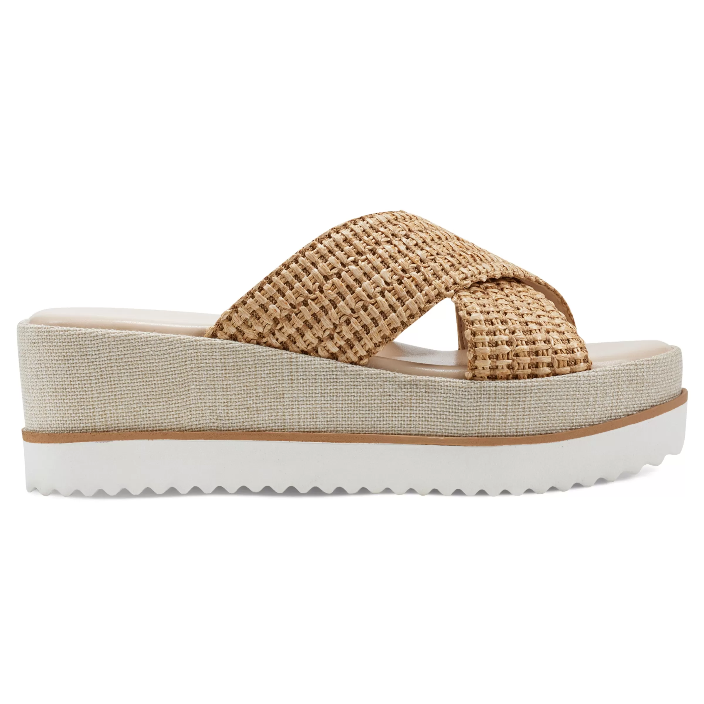 Espadrilles & Wedges | Espadrilles & Wedges-Easy Spirit Irene Wedge Sandals Natural Raffia