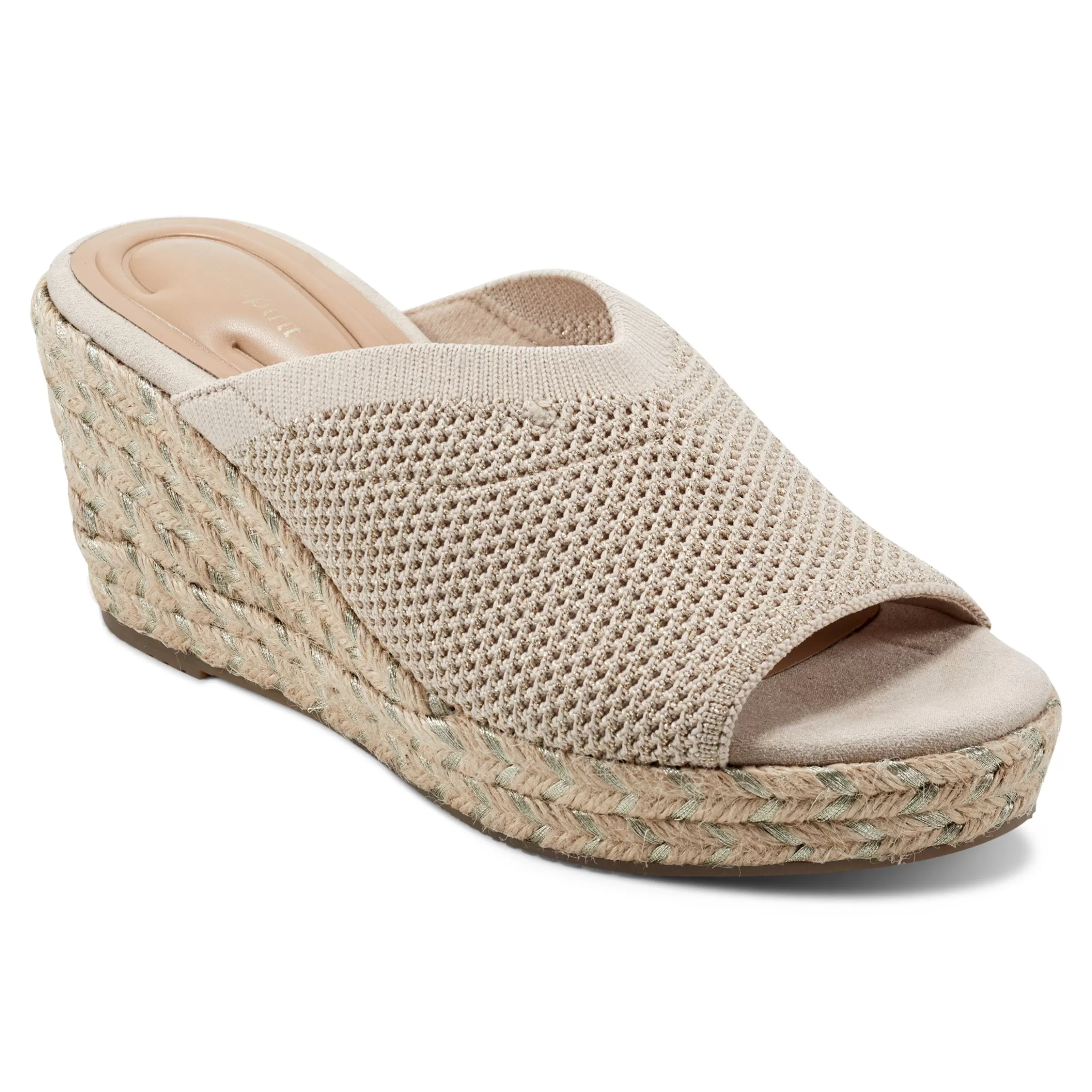 Dress | Sandals-Easy Spirit Jalen Espadrille Wedge Sandals Natural