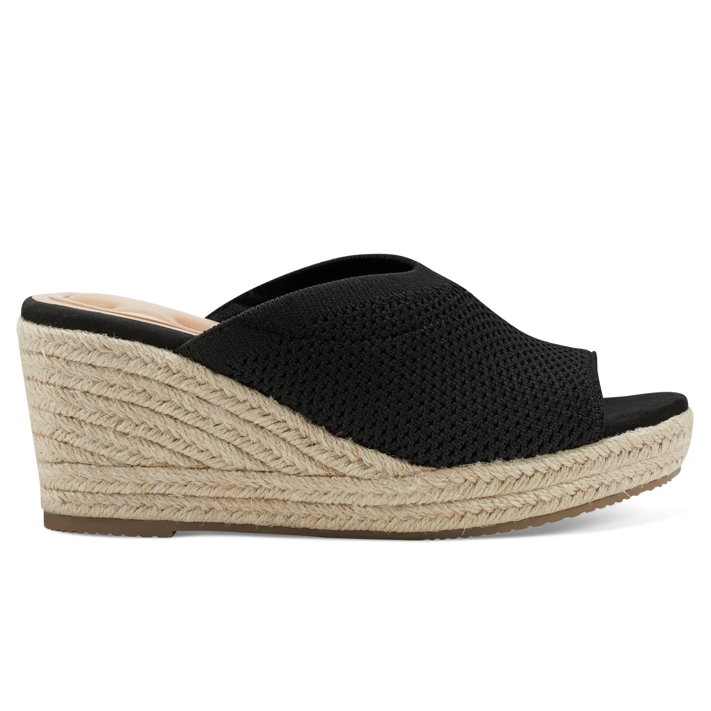 Dress | Sandals-Easy Spirit Jalen Espadrille Wedge Sandals Black