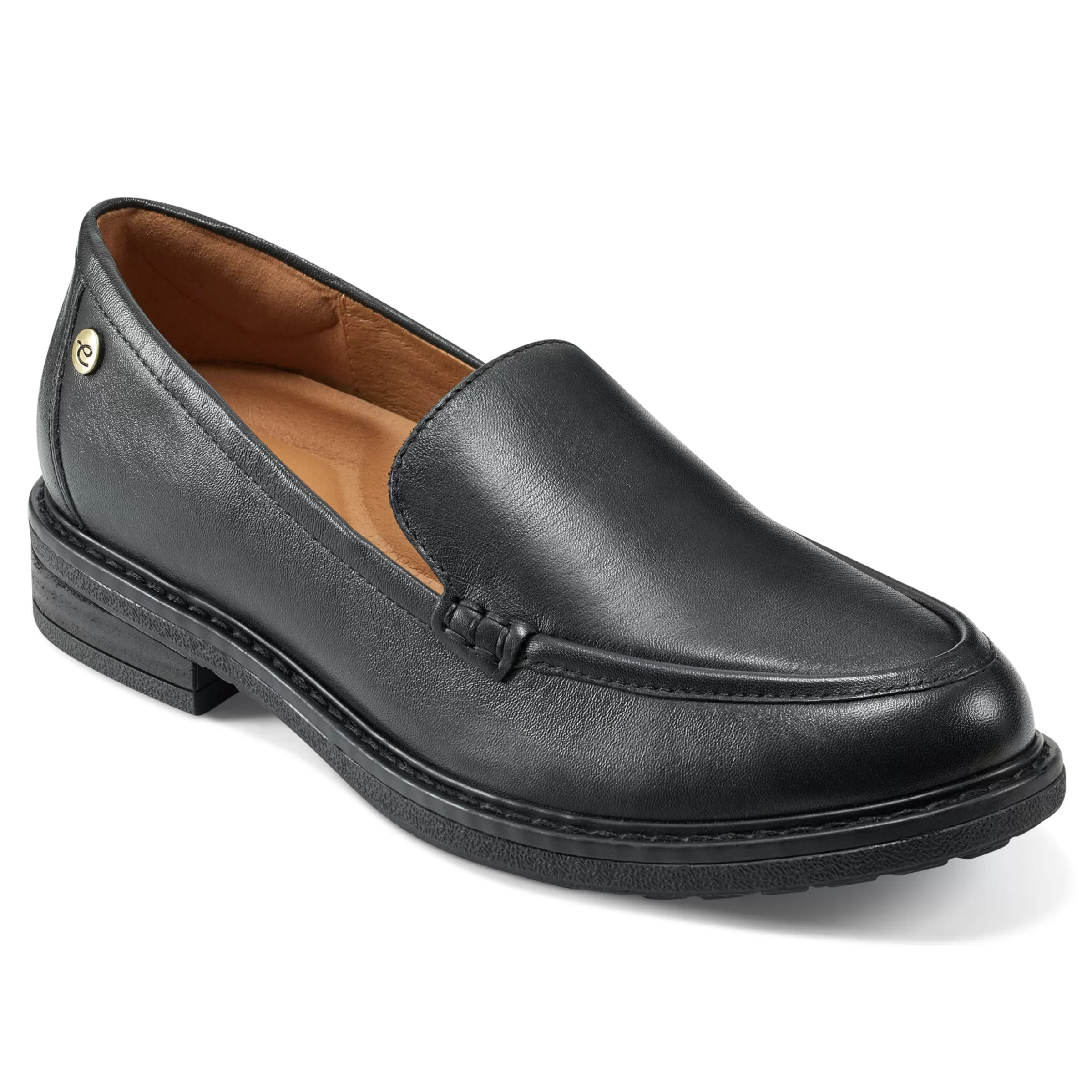 eFlex | eFlex-Easy Spirit Jaylin Casual Loafers Black Leather