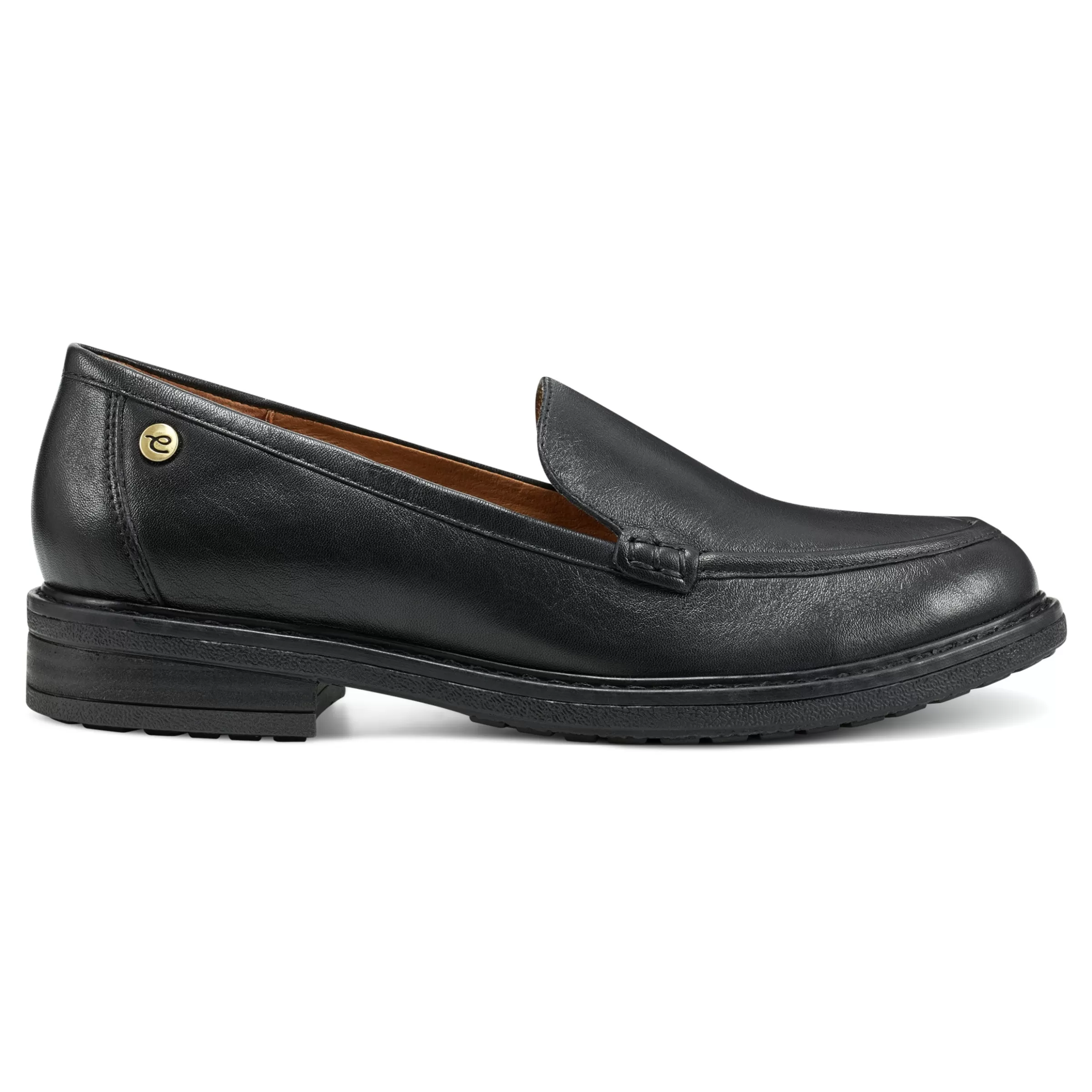 eFlex | eFlex-Easy Spirit Jaylin Casual Loafers Black Leather