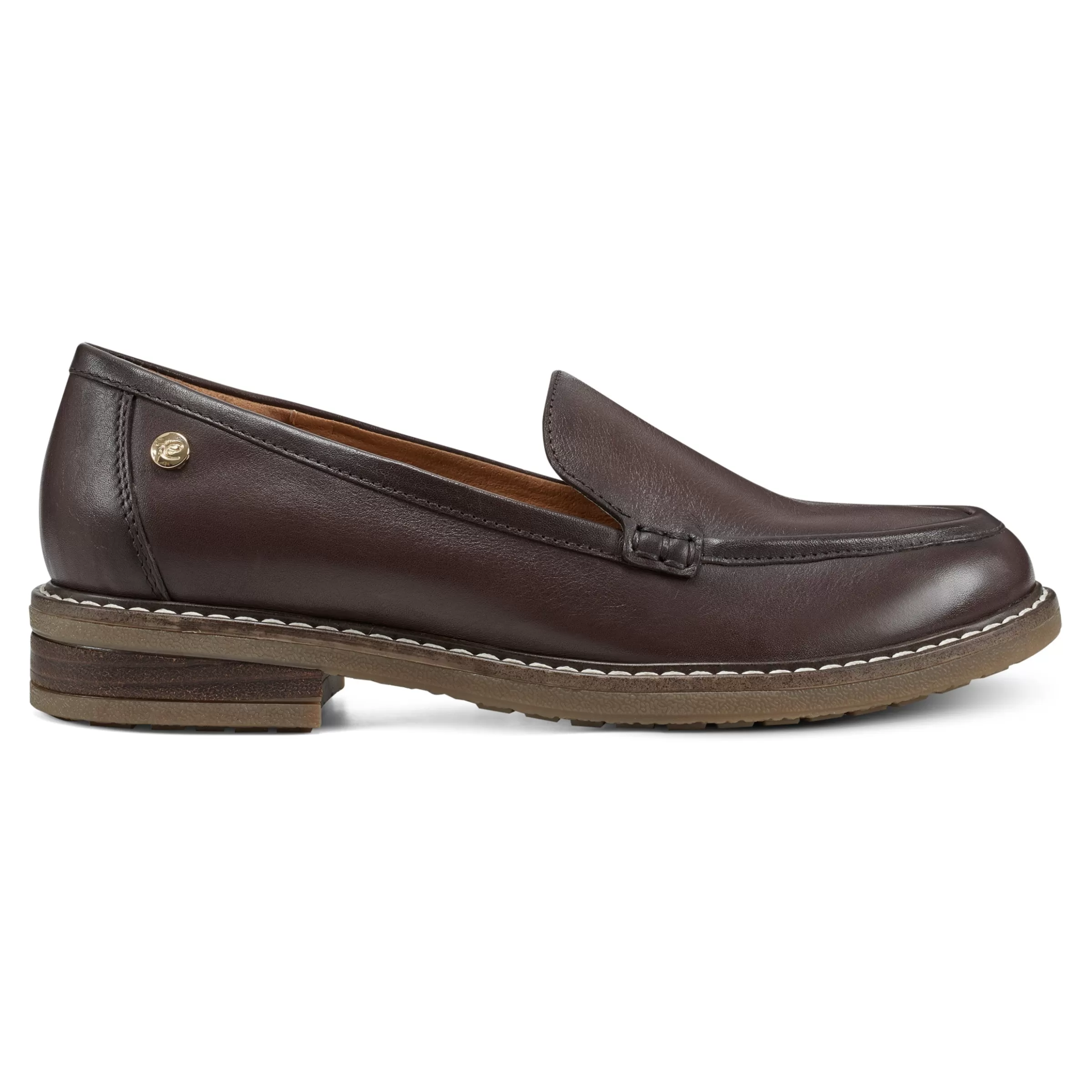 eFlex | eFlex-Easy Spirit Jaylin Casual Loafers Brown Leather