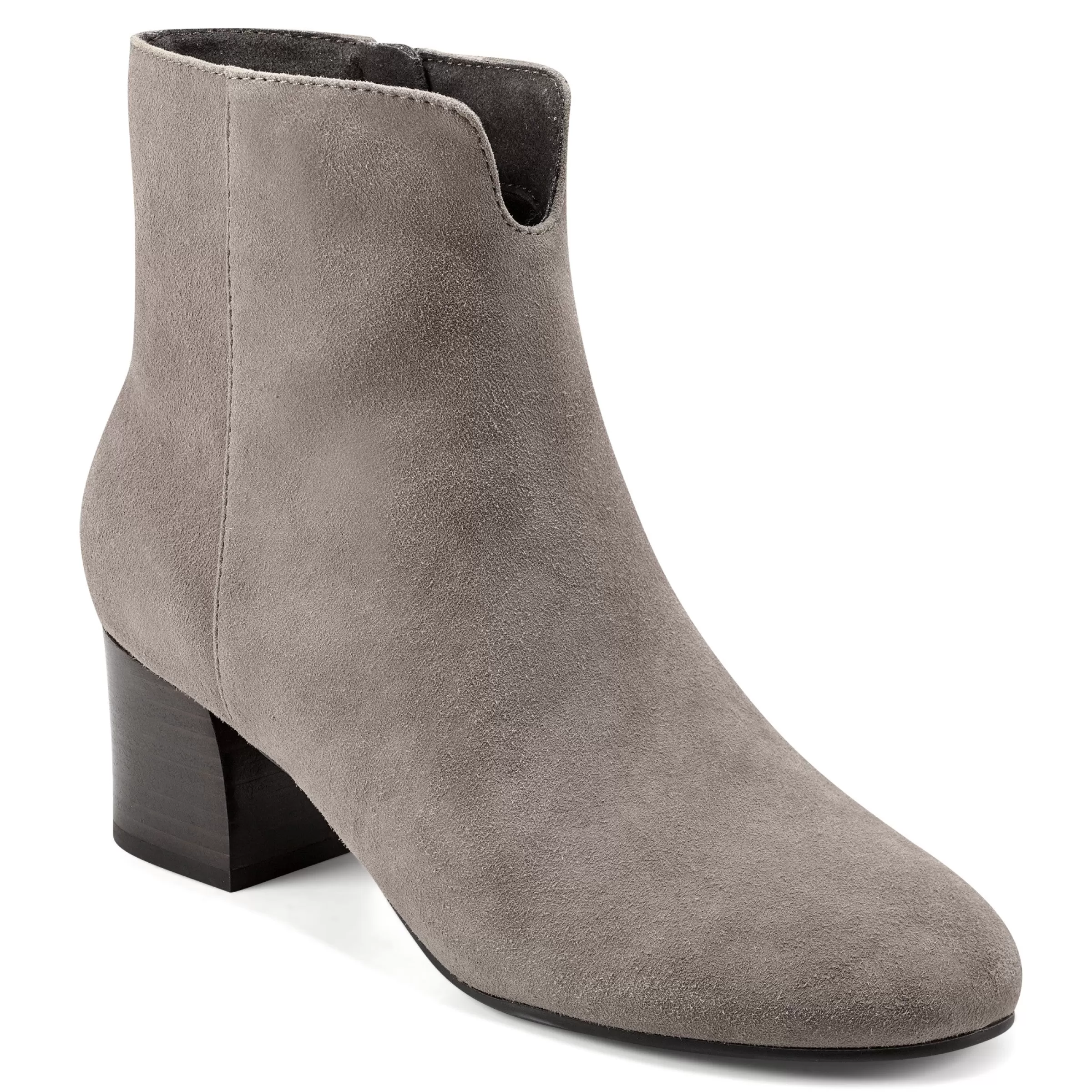 eFlex | eFlex-Easy Spirit Karen Booties Taupe Suede