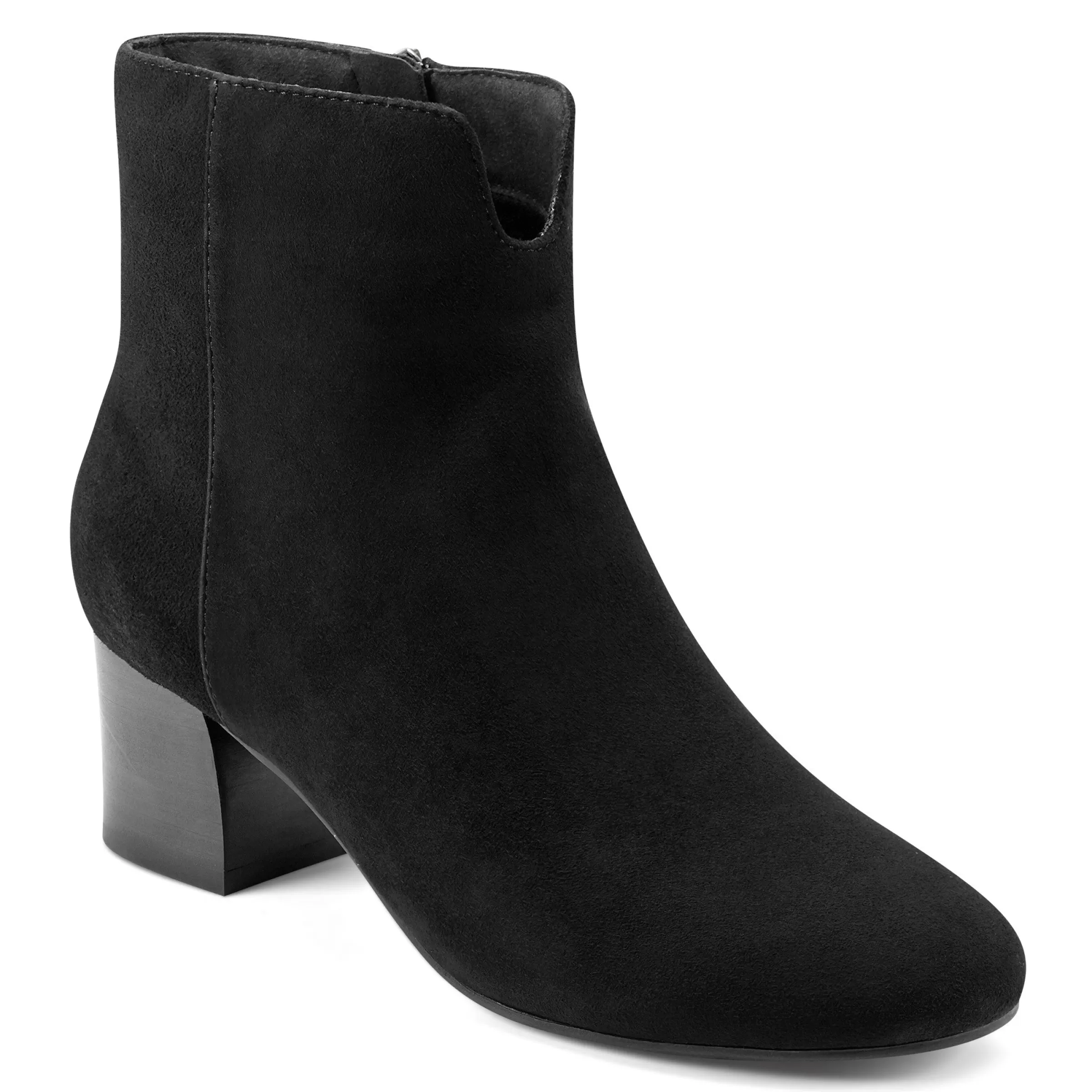 eFlex | eFlex-Easy Spirit Karen Booties Black Suede