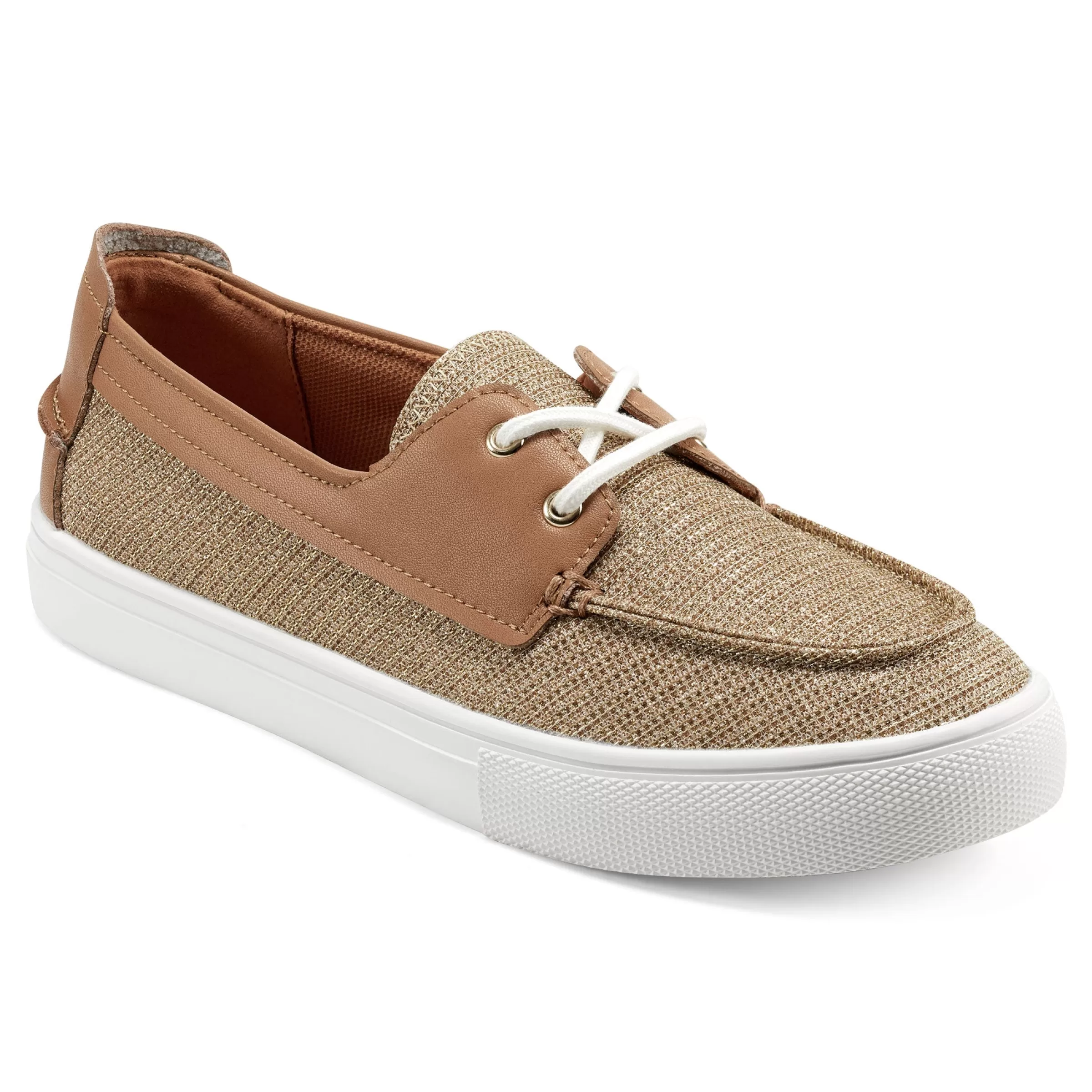 Loafers | Loafers-Easy Spirit Kelp Eco Casual Shoes Tan Recycled Glitter Multi