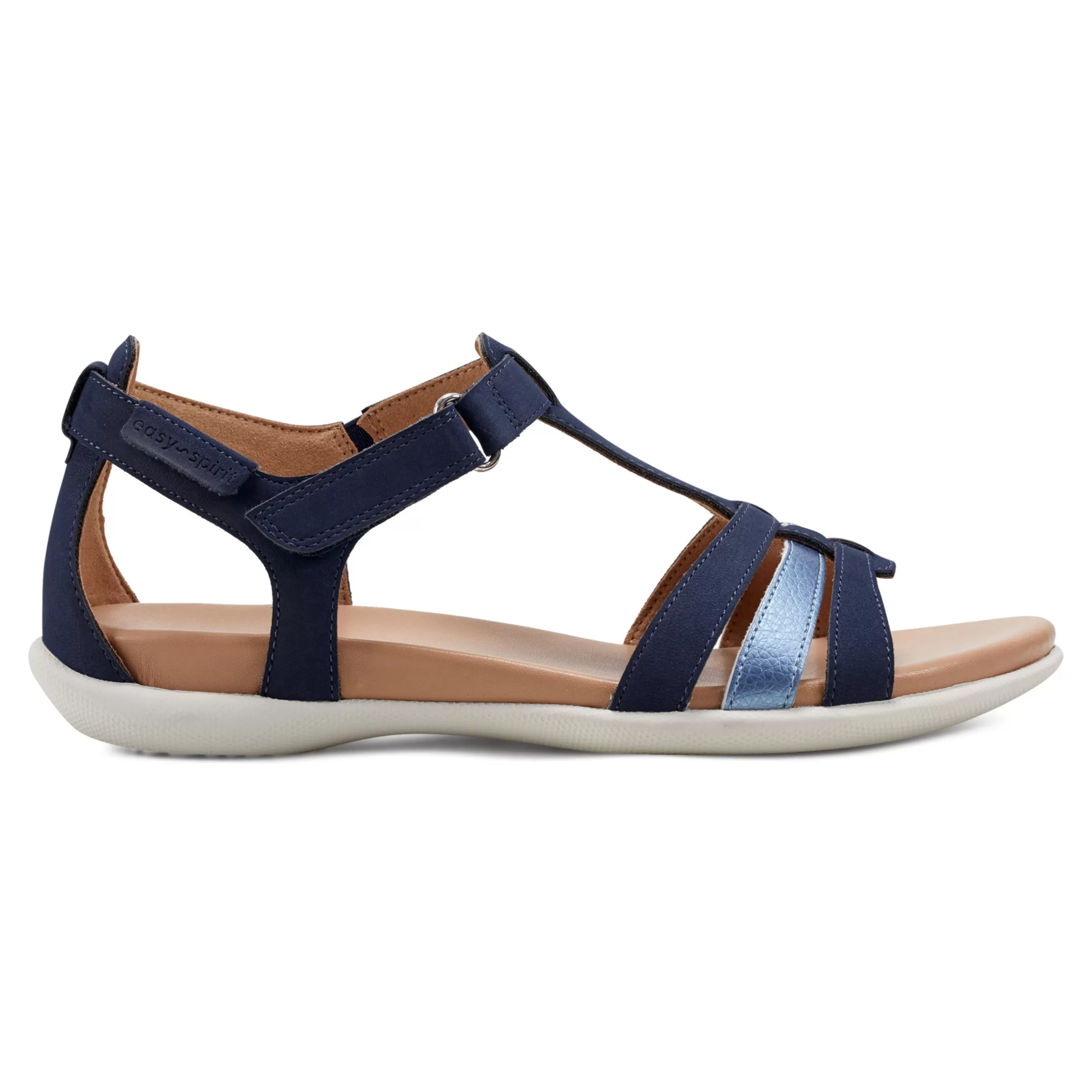 Casual | Sandals-Easy Spirit Leia Adjustable Ankle Strap Sandals Navy