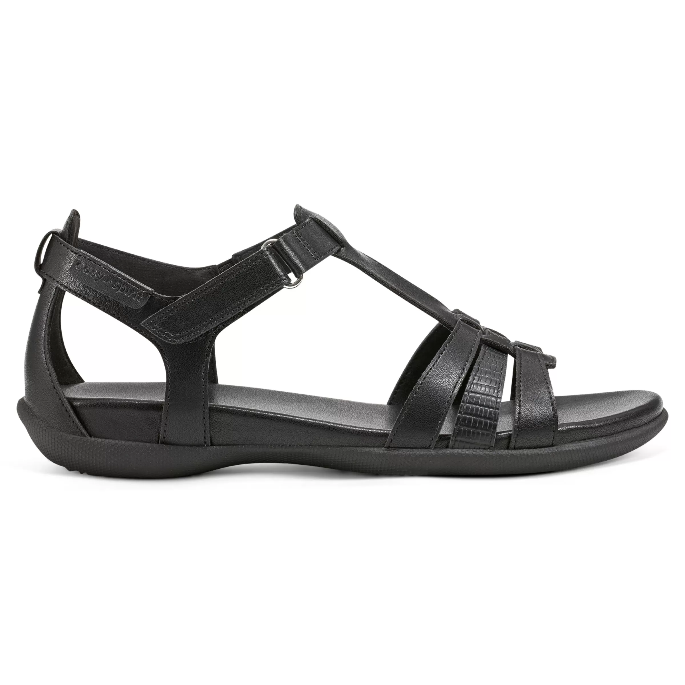 Casual | Sandals-Easy Spirit Leia Adjustable Ankle Strap Sandals Black