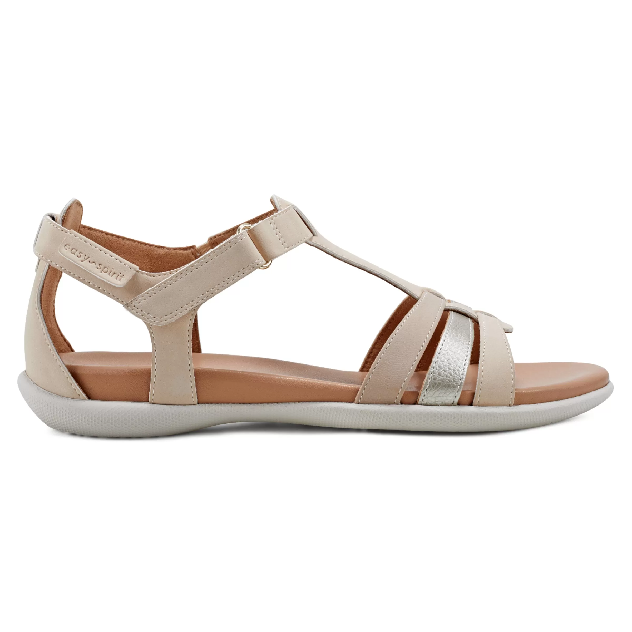 Casual | Sandals-Easy Spirit Leia Adjustable Ankle Strap Sandals Ligth Natural