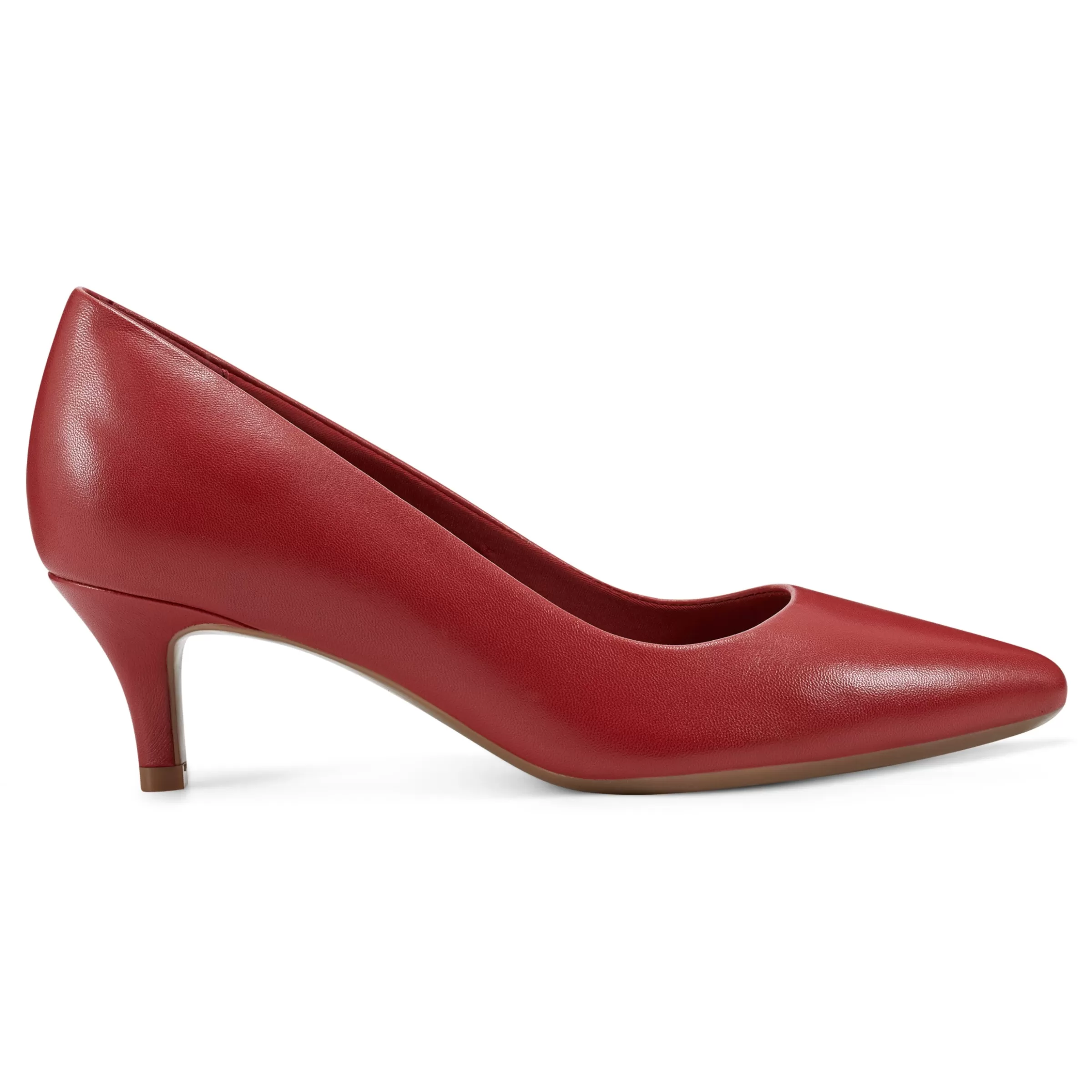 Mid Heels | Pumps-Easy Spirit Lexie Pumps Red Leather