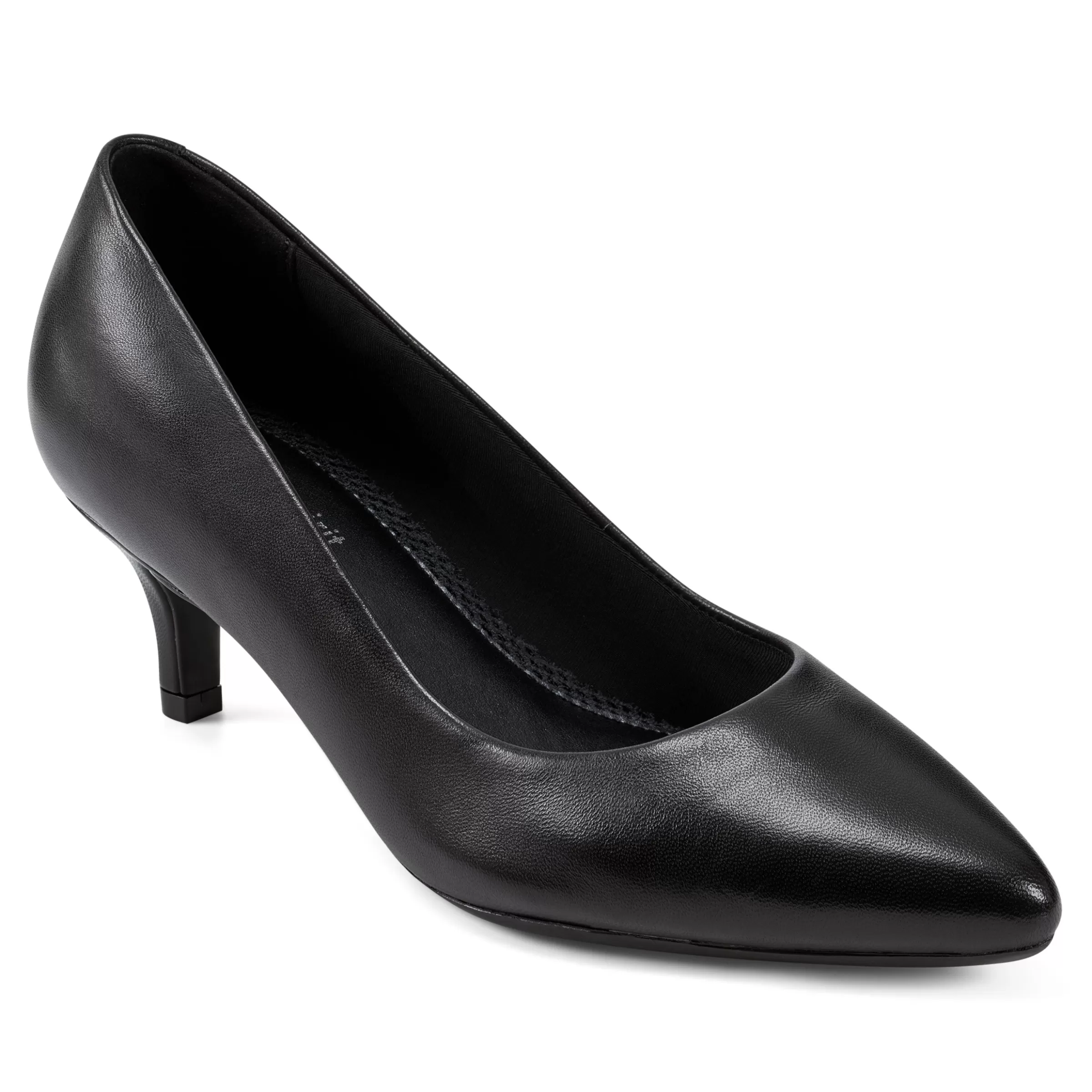 Mid Heels | Pumps-Easy Spirit Lexie Pumps Black Leather