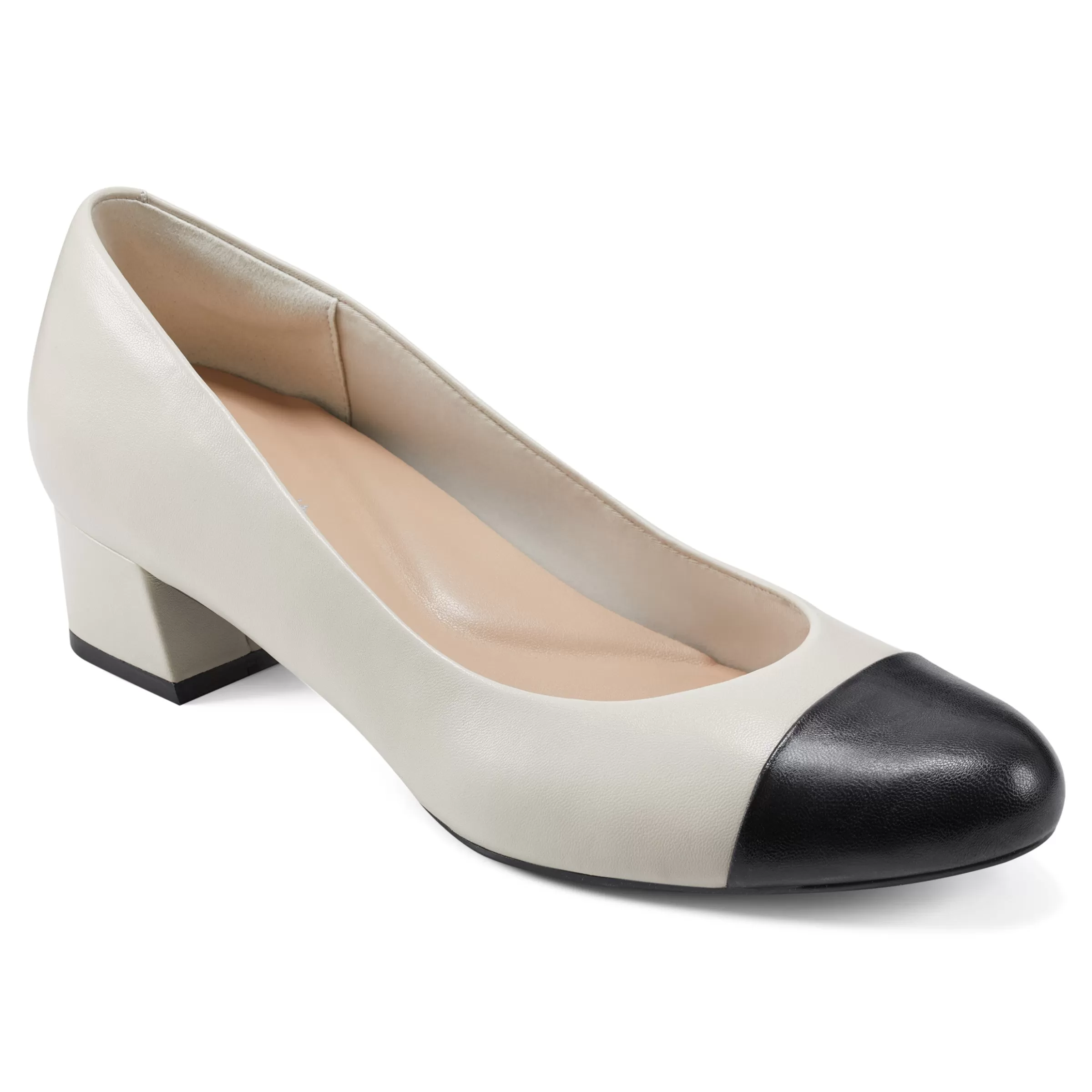 Libie Dress Pumps | Low Heels-Easy Spirit Libie Dress Pumps Ivory Leather