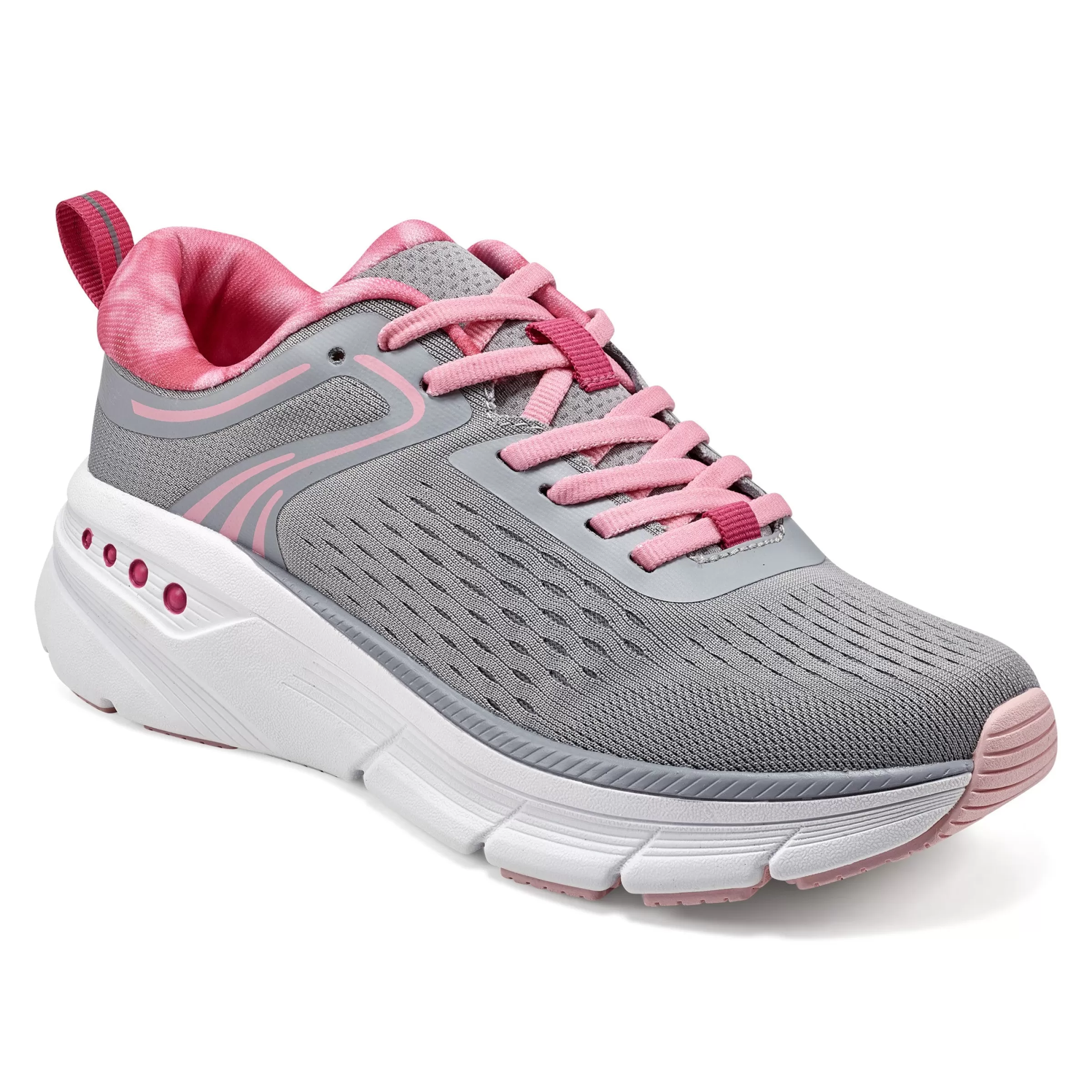 eMove-Easy Spirit Limited Edition Maxine EMOVE Walking Shoes Grey/Pink