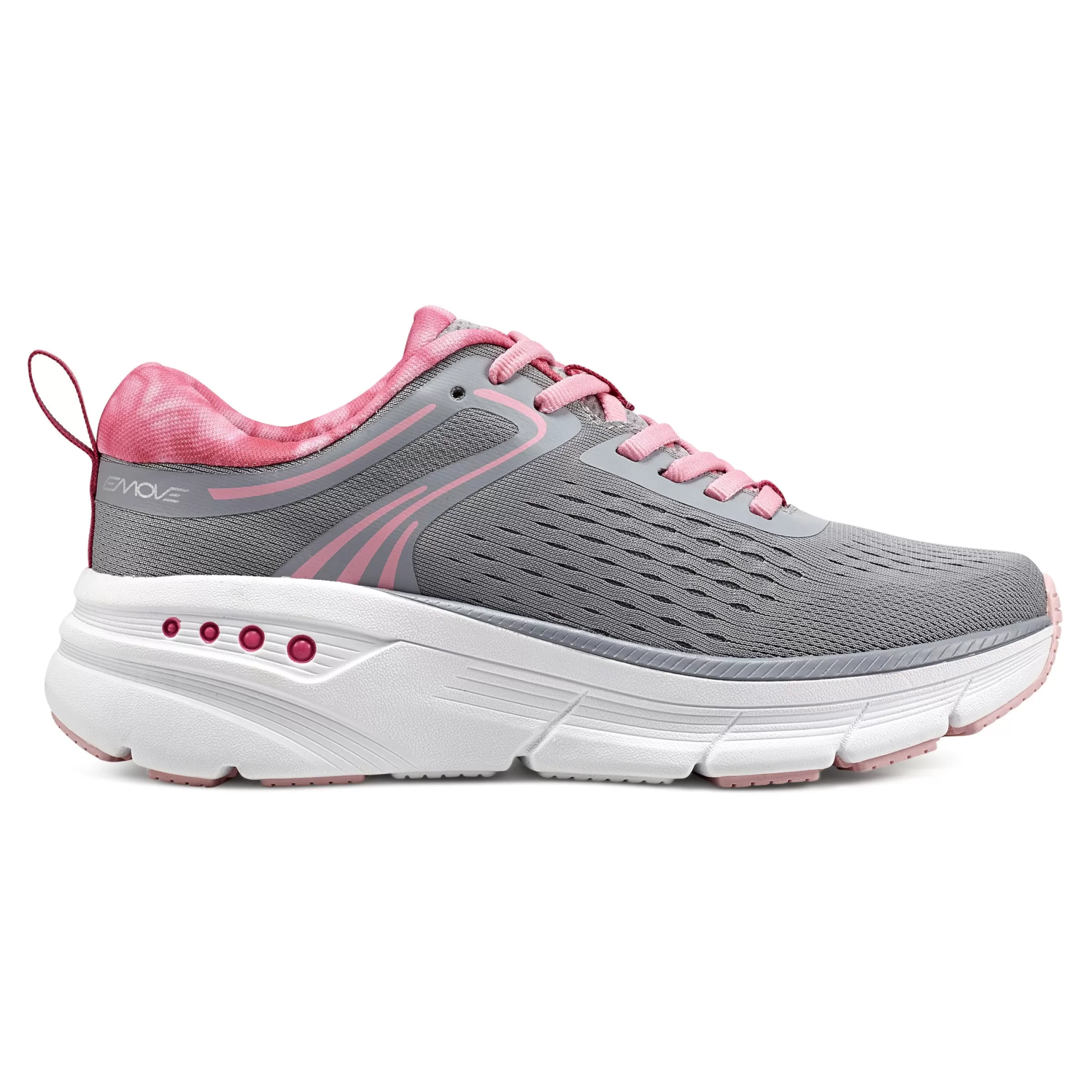 eMove-Easy Spirit Limited Edition Maxine EMOVE Walking Shoes Grey/Pink