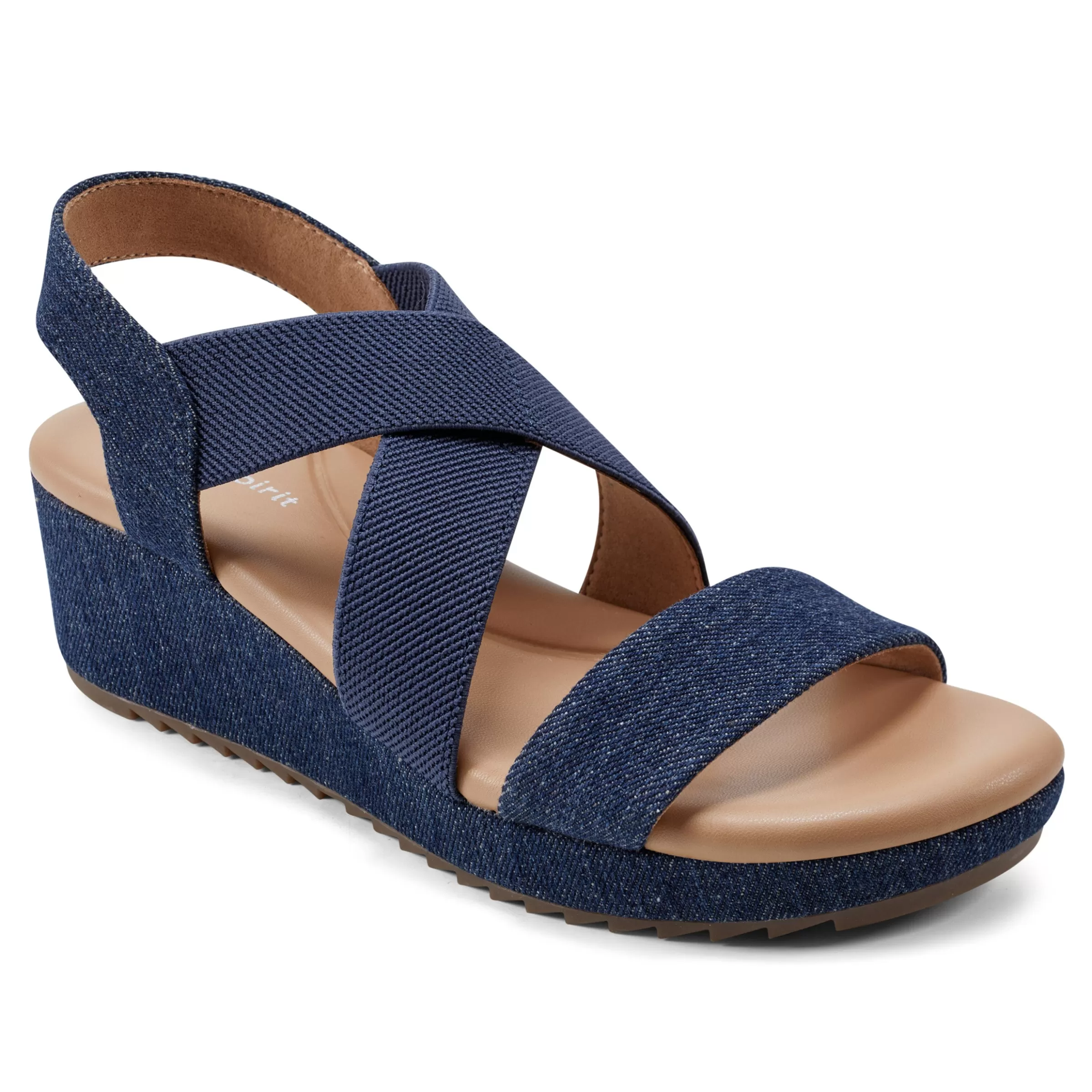 Dress | Sandals-Easy Spirit Lucille Platform Wedge Sandals Denim