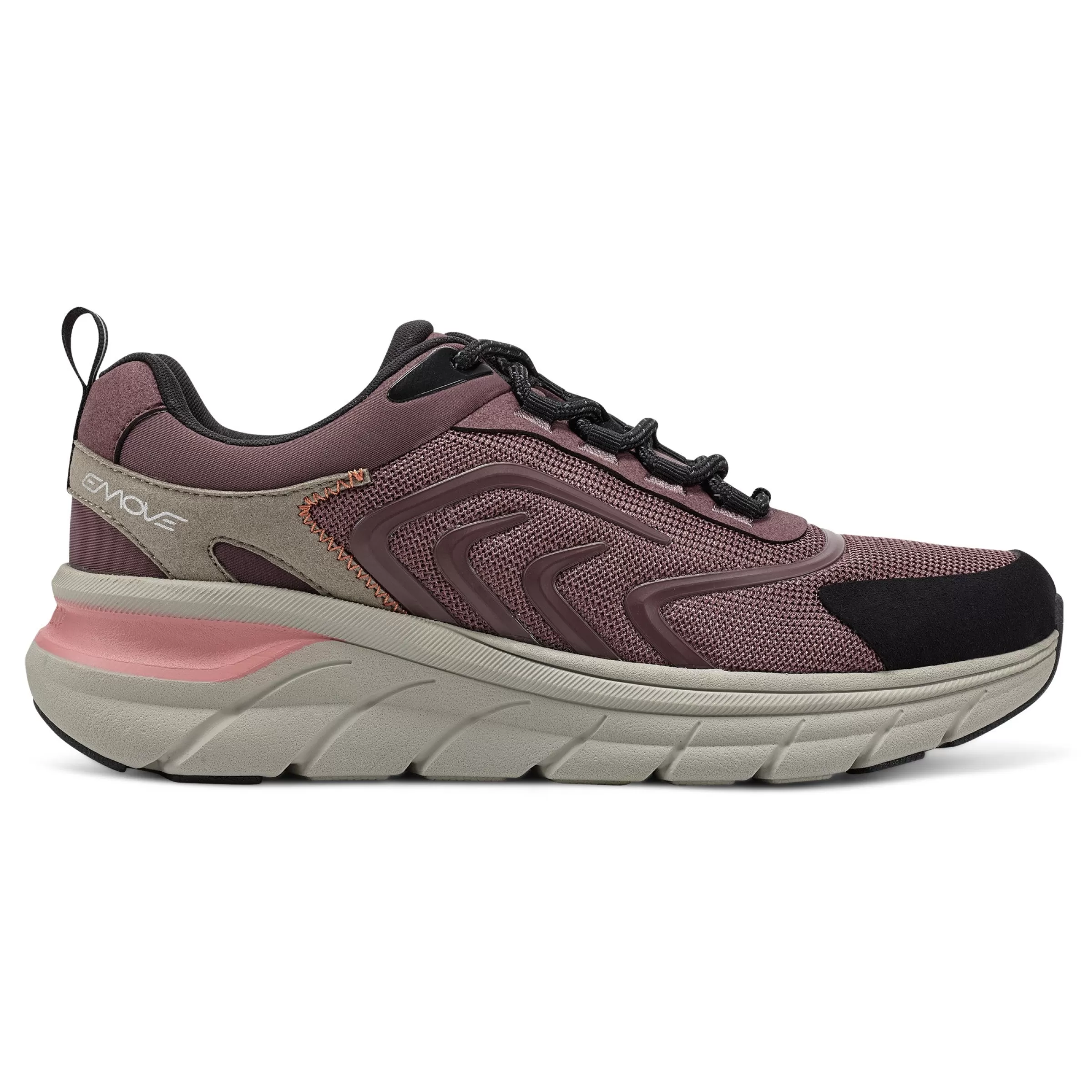 eMove | Sneakers-Easy Spirit Marliss EMOVE Walking Shoes Merlot/Black