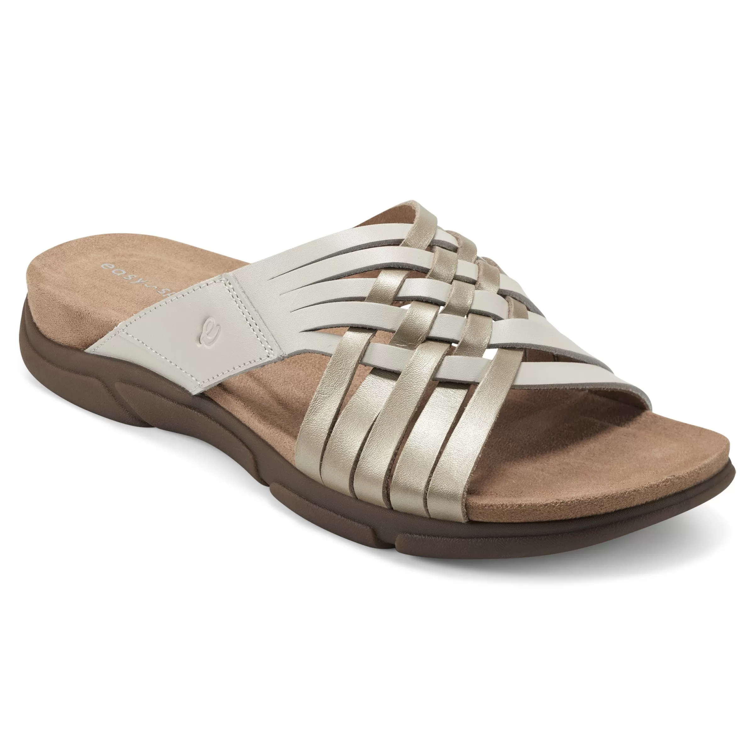 Mar | Casual-Easy Spirit Meadow Slip On Sandals Chic Cream Pearlized