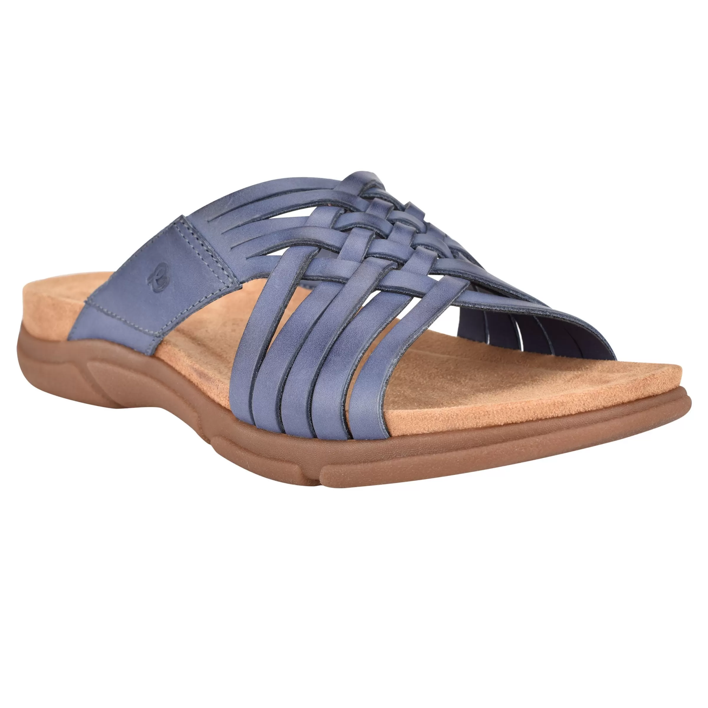 Mar | Casual-Easy Spirit Meadow Slip On Sandals Blue Leather