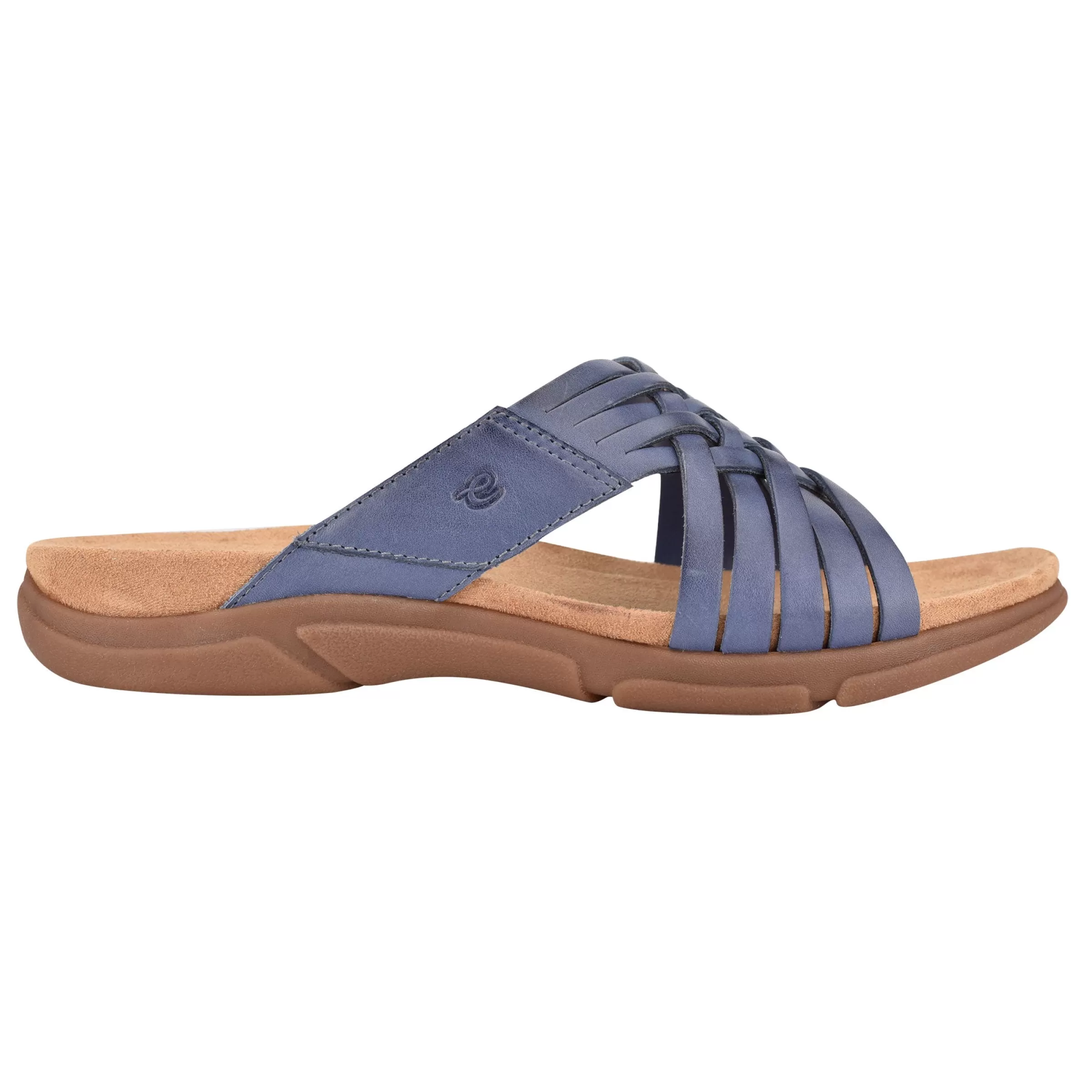 Mar | Casual-Easy Spirit Meadow Slip On Sandals Blue Leather