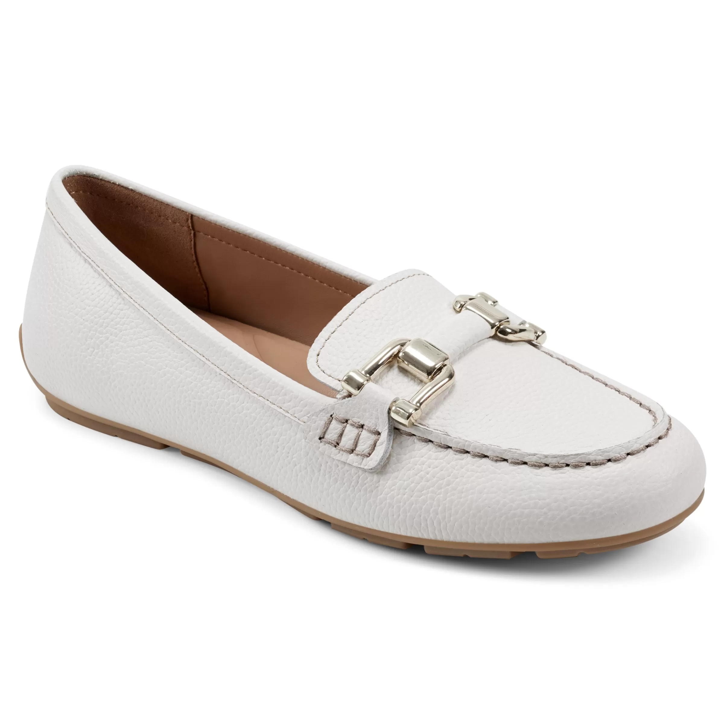 Loafers | Loafers-Easy Spirit Megan Casual Loafers White Leather