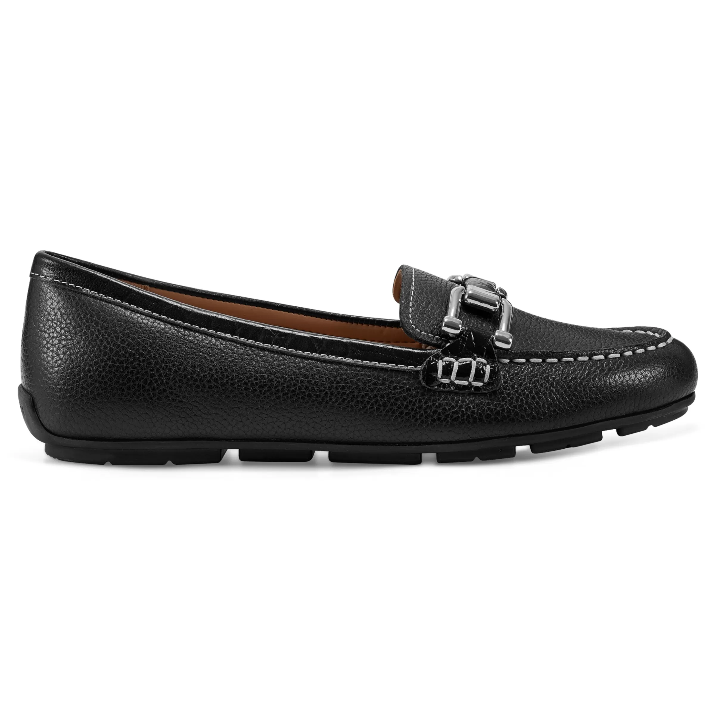 Loafers | Loafers-Easy Spirit Megan Casual Loafers Black Leather