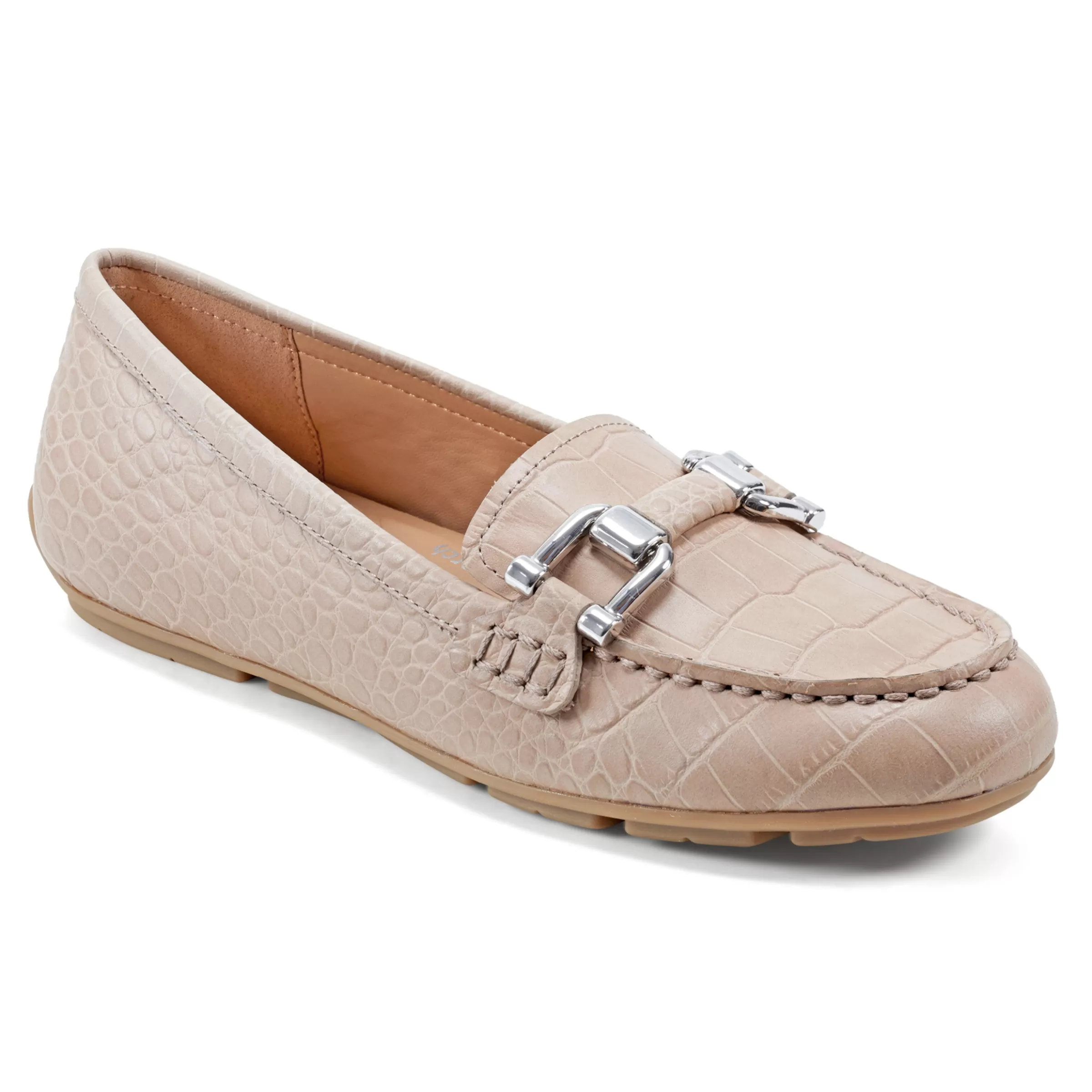 Slip Ons | Slip Ons-Easy Spirit Megan Casual Loafers Natural Croco