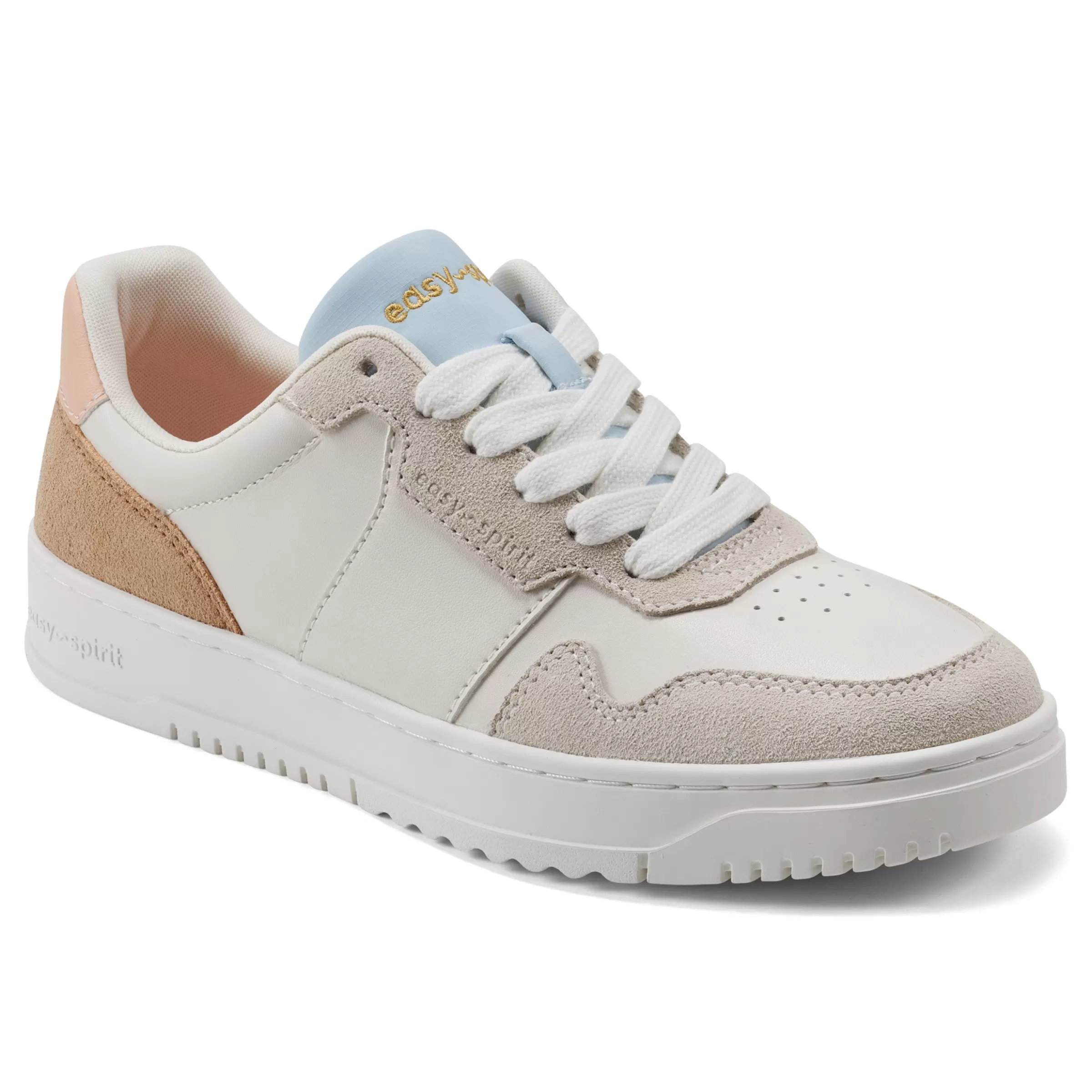 Sneakers | Sneakers-Easy Spirit Merci Lace Up Sneakers Light Natural