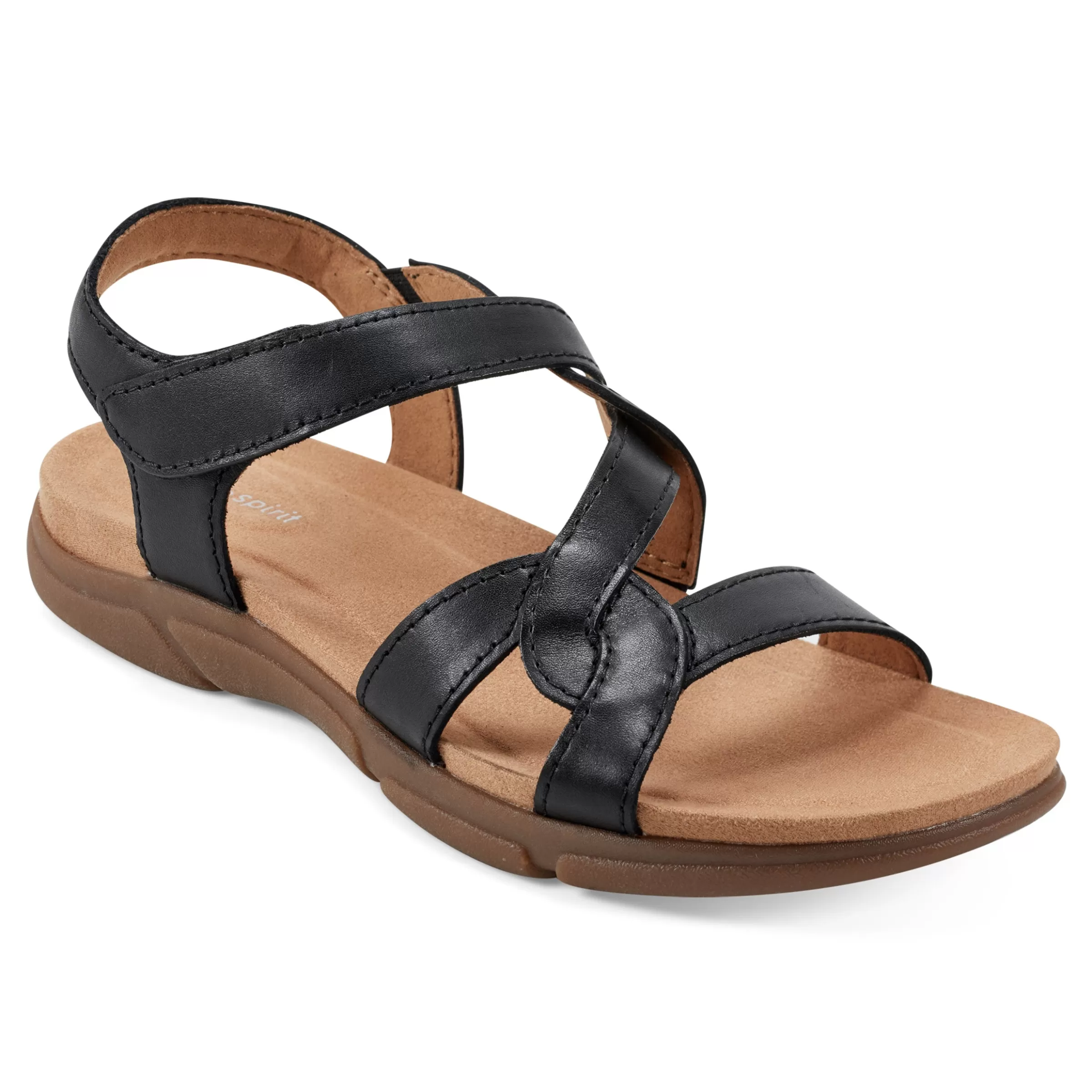 Mar | Casual-Easy Spirit Minny Casual Sandals Black Leather