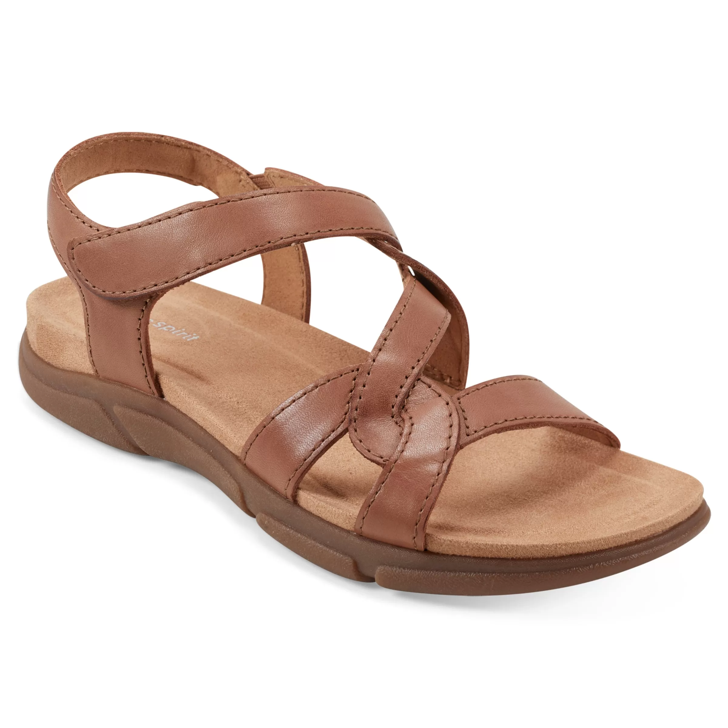 Mar | Casual-Easy Spirit Minny Casual Sandals Brown Leather