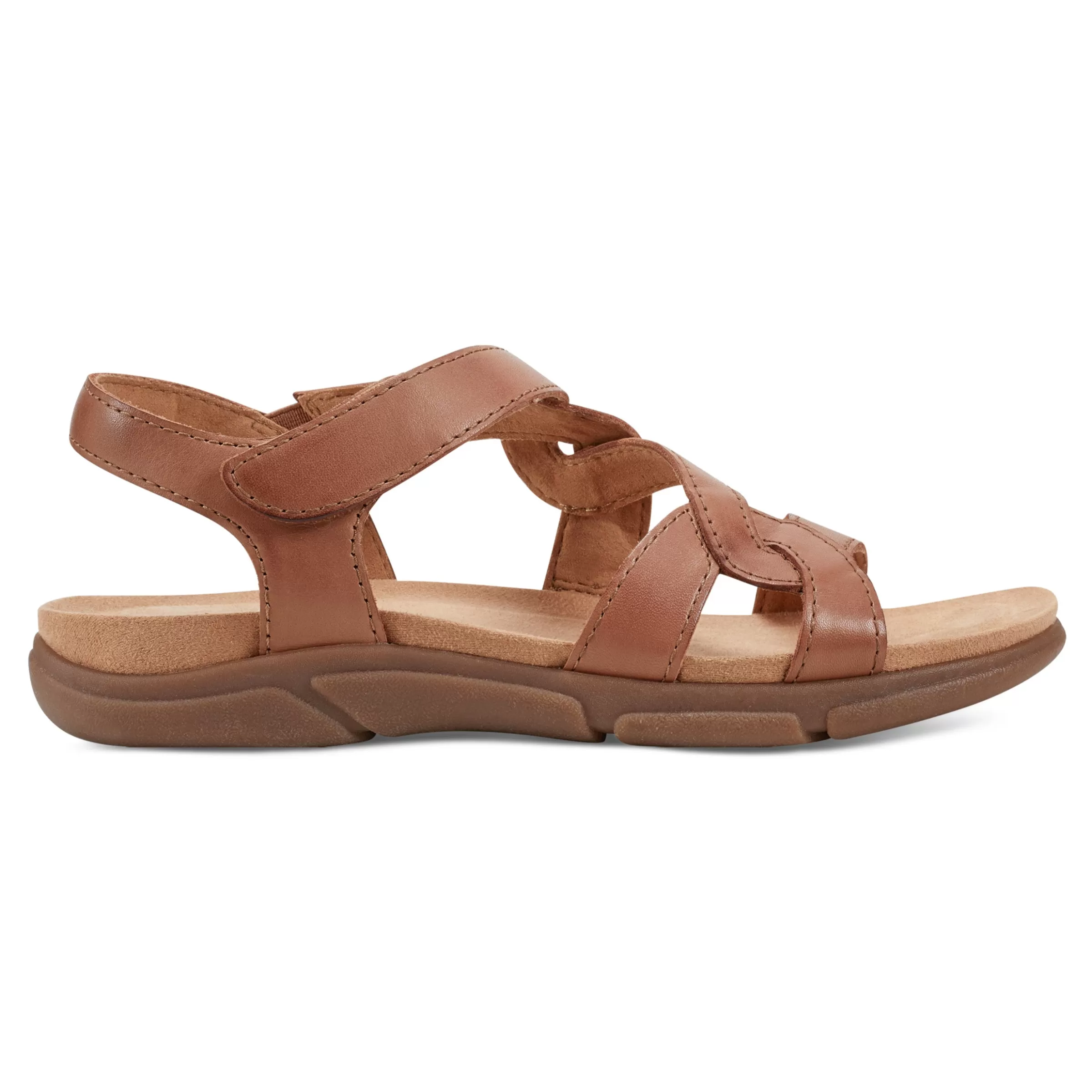 Mar | Casual-Easy Spirit Minny Casual Sandals Brown Leather