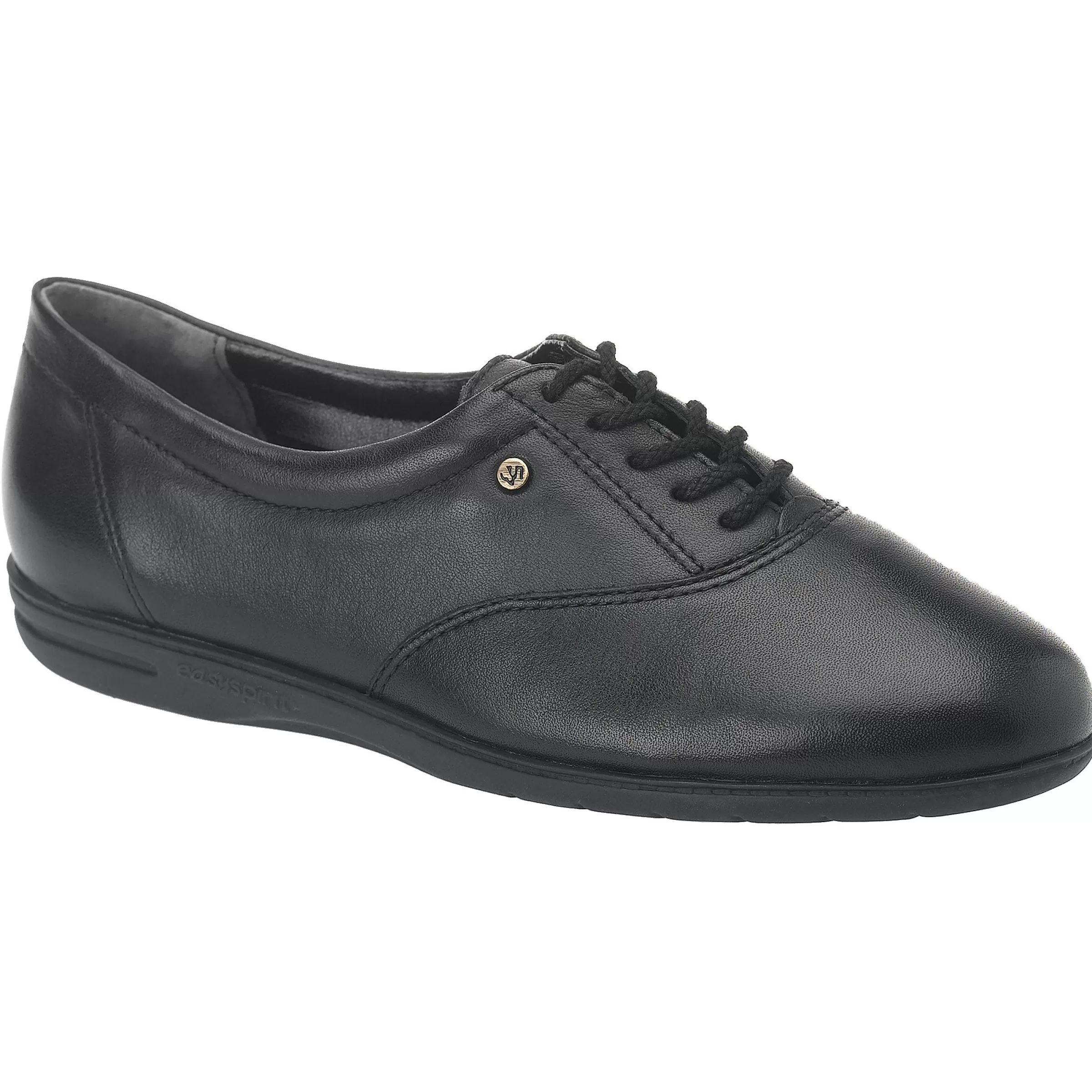 Loafers | Loafers-Easy Spirit Motion Leather Oxfords Black Leather