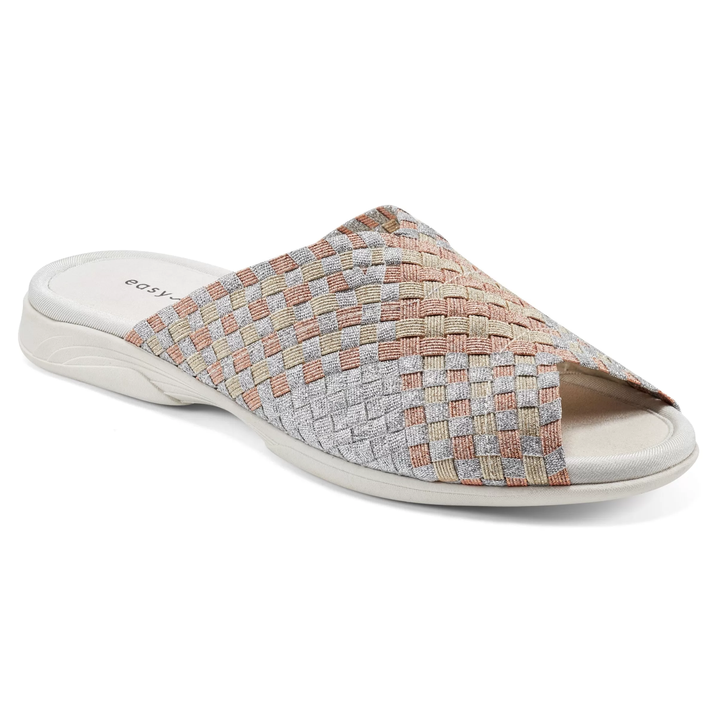 Casual | Flats-Easy Spirit Nora Slide Sandals Metallic Multi