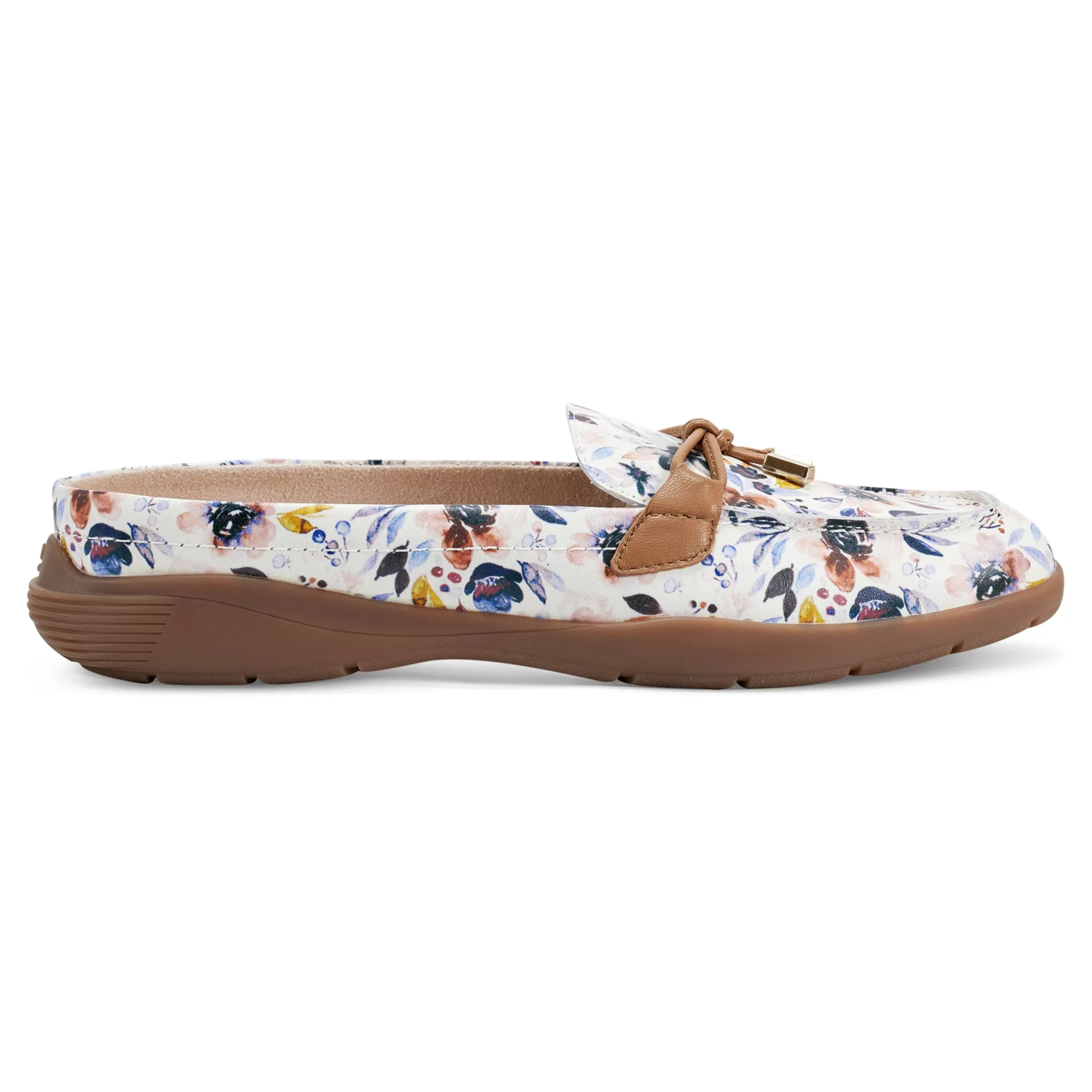 eFlex | eFlex-Easy Spirit Patti Casual Mules White Multi Floral